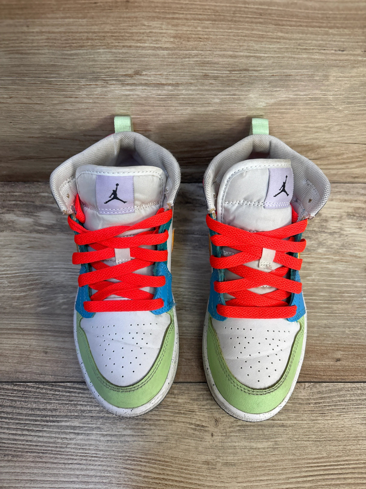 Air Jordan 1 Mid SE PS 'Multi-Color' Sneakers sz 12c