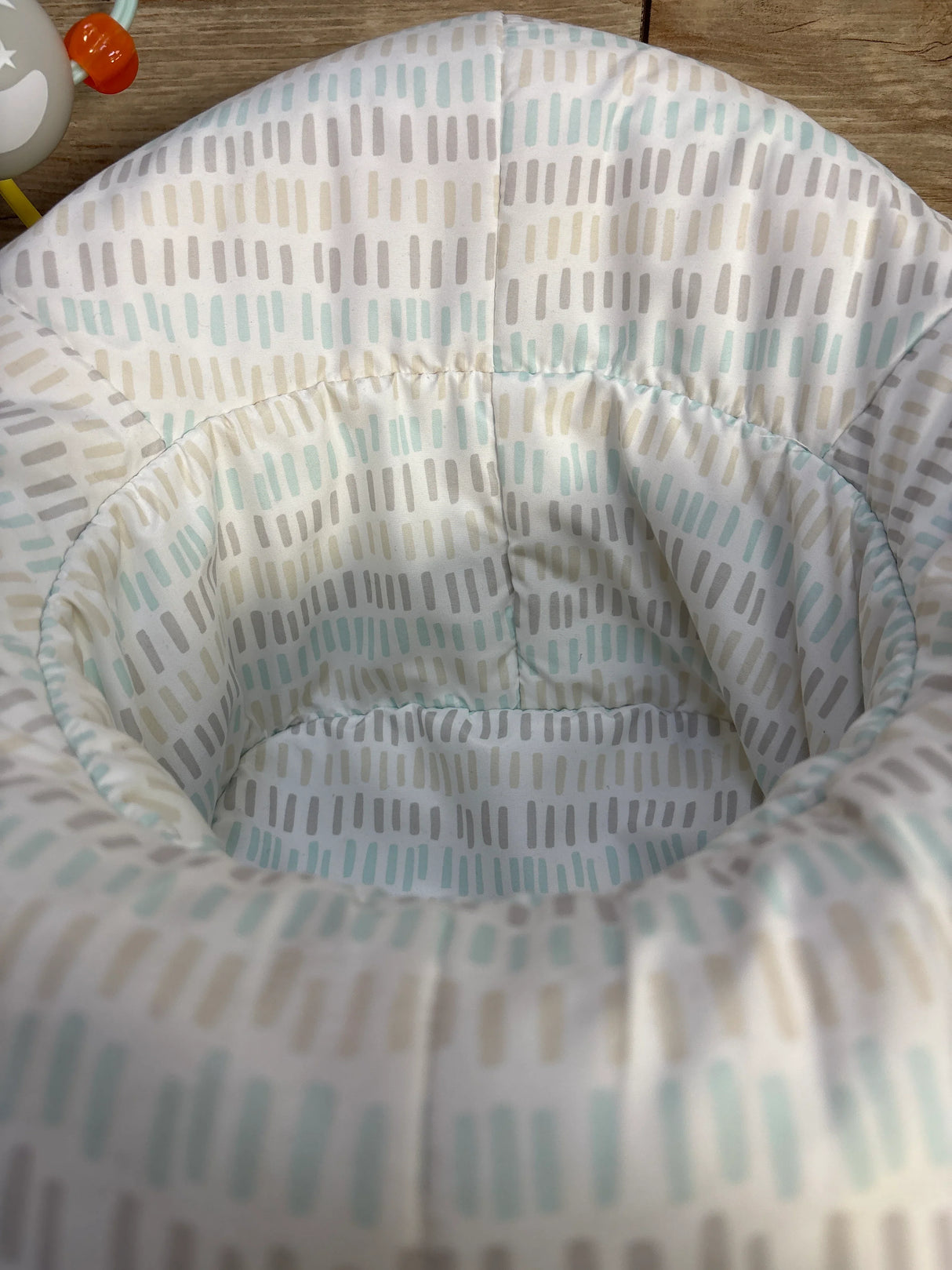 Skip Hop Silver Lining Cloud 2-in-1 Sit-Up Chair & Activity Seat, White/Blue