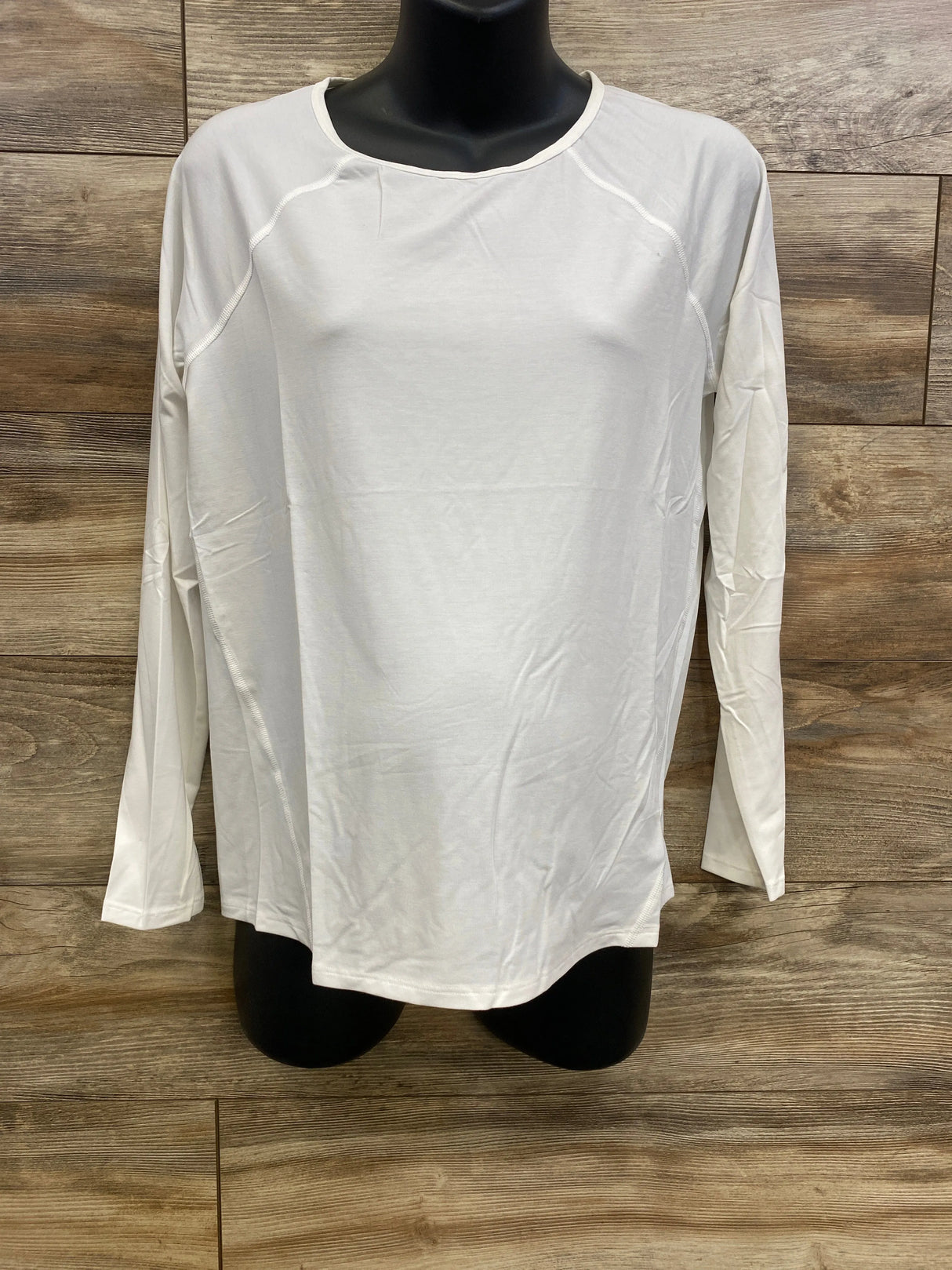 NWOT Gap Maternity Breathe Long Sleeve Shirt White sz Small - Me n Mommy To Be