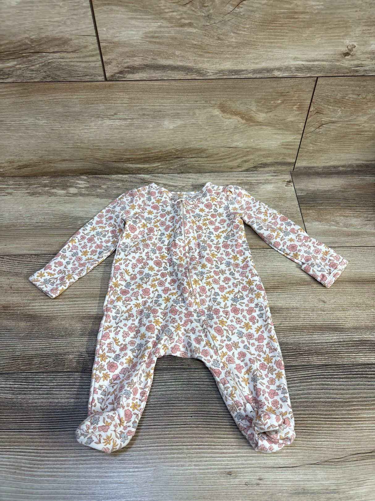 Carter's Floral Sleeper White sz 3m