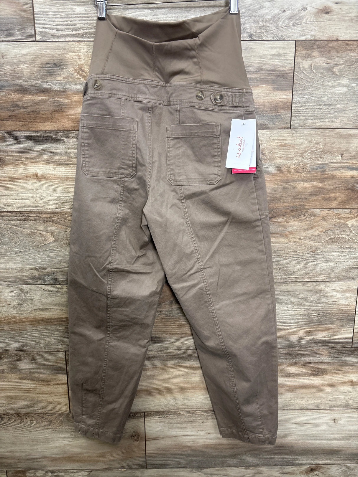 NEW Isabel Maternity Full Panel Pants Tan sz XS