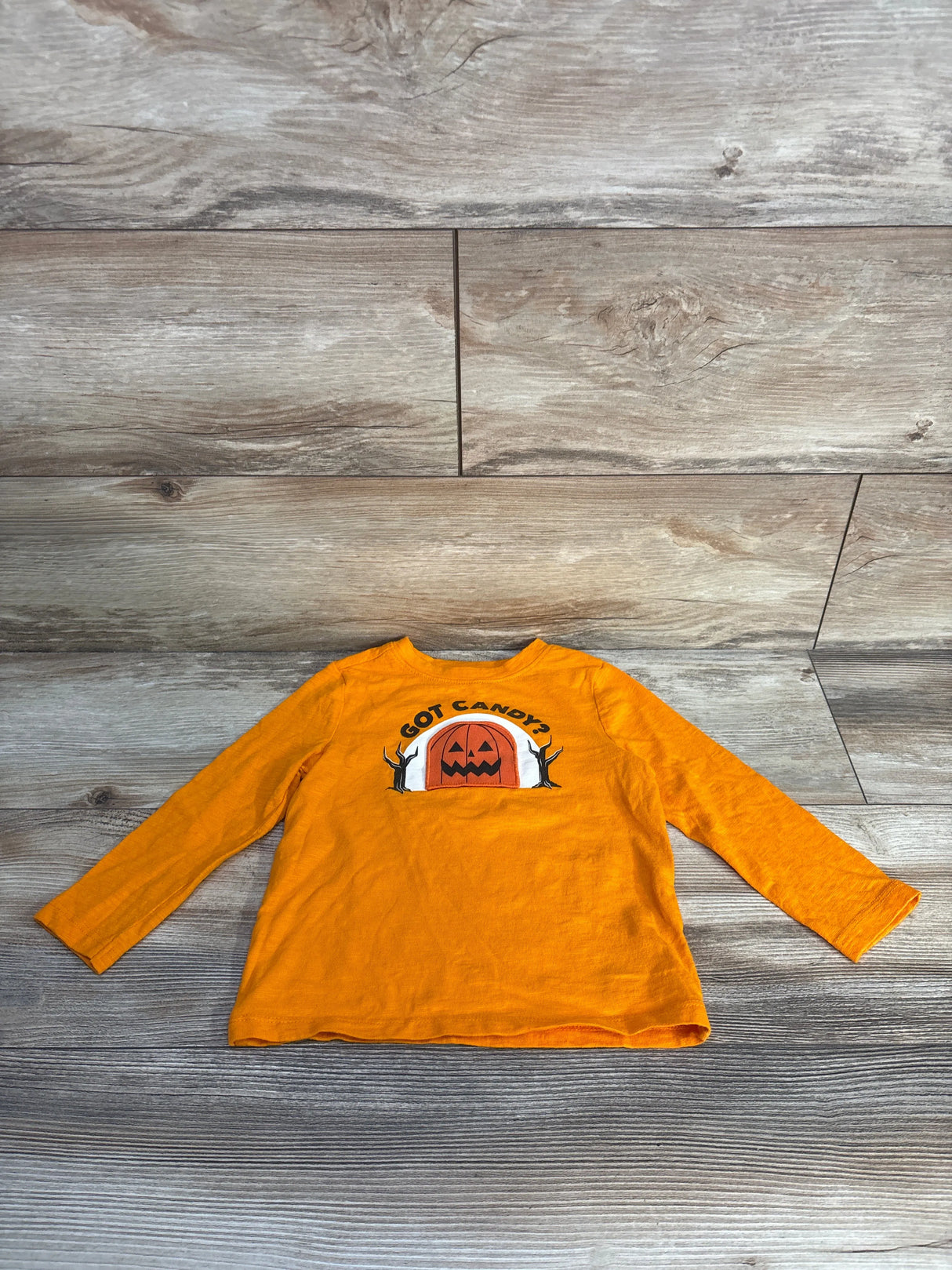 Old Navy Got Candy? Halloween Shirt Orange sz 2T