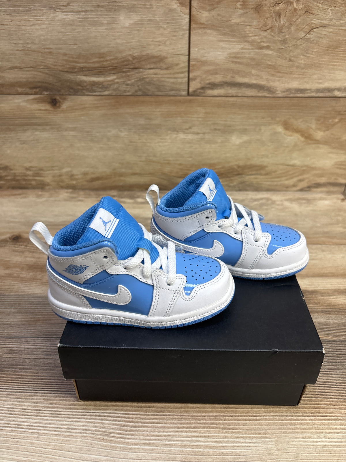Air Jordan 1 Mid TD 'Legend Blue' Sneakers sz 8c