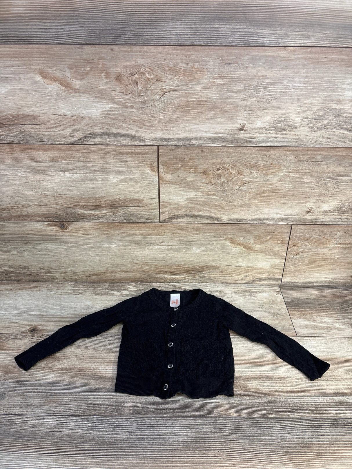 Cat & Jack Knit Button-Up Cardigan Black sz 12m