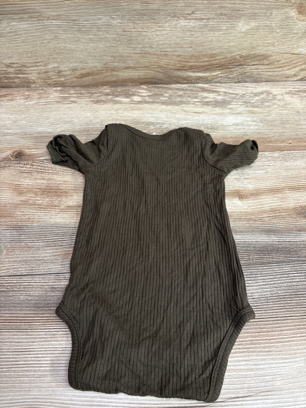 Kate Quinn Ribbed Modal Bodysuit Green sz 3-6m