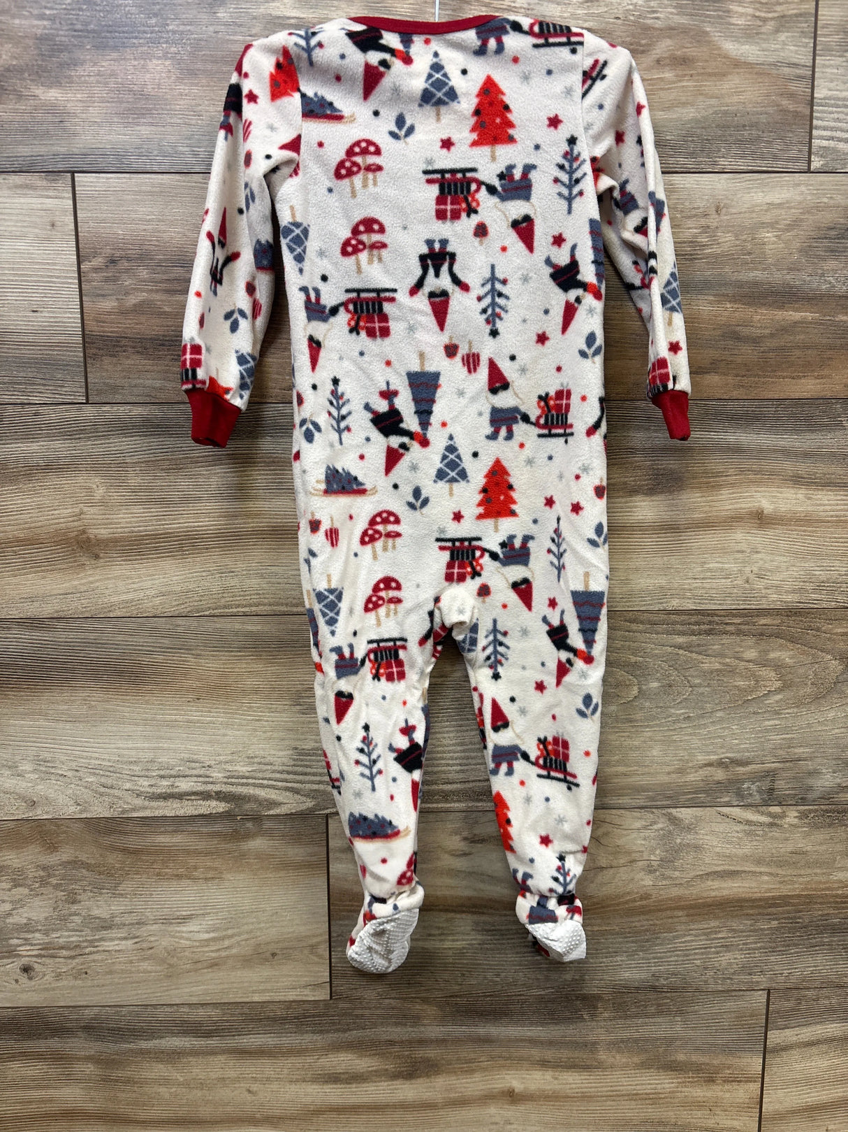 Jingles & Joy Christmas Blanket Sleeper White sz 2T