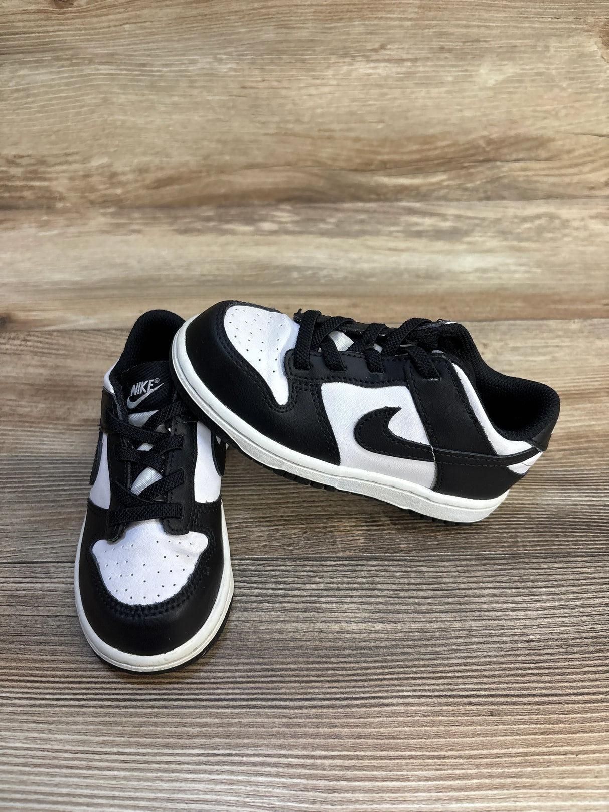 Nike Dunk Low TD 'White/Black White' Sneakers sz 9c