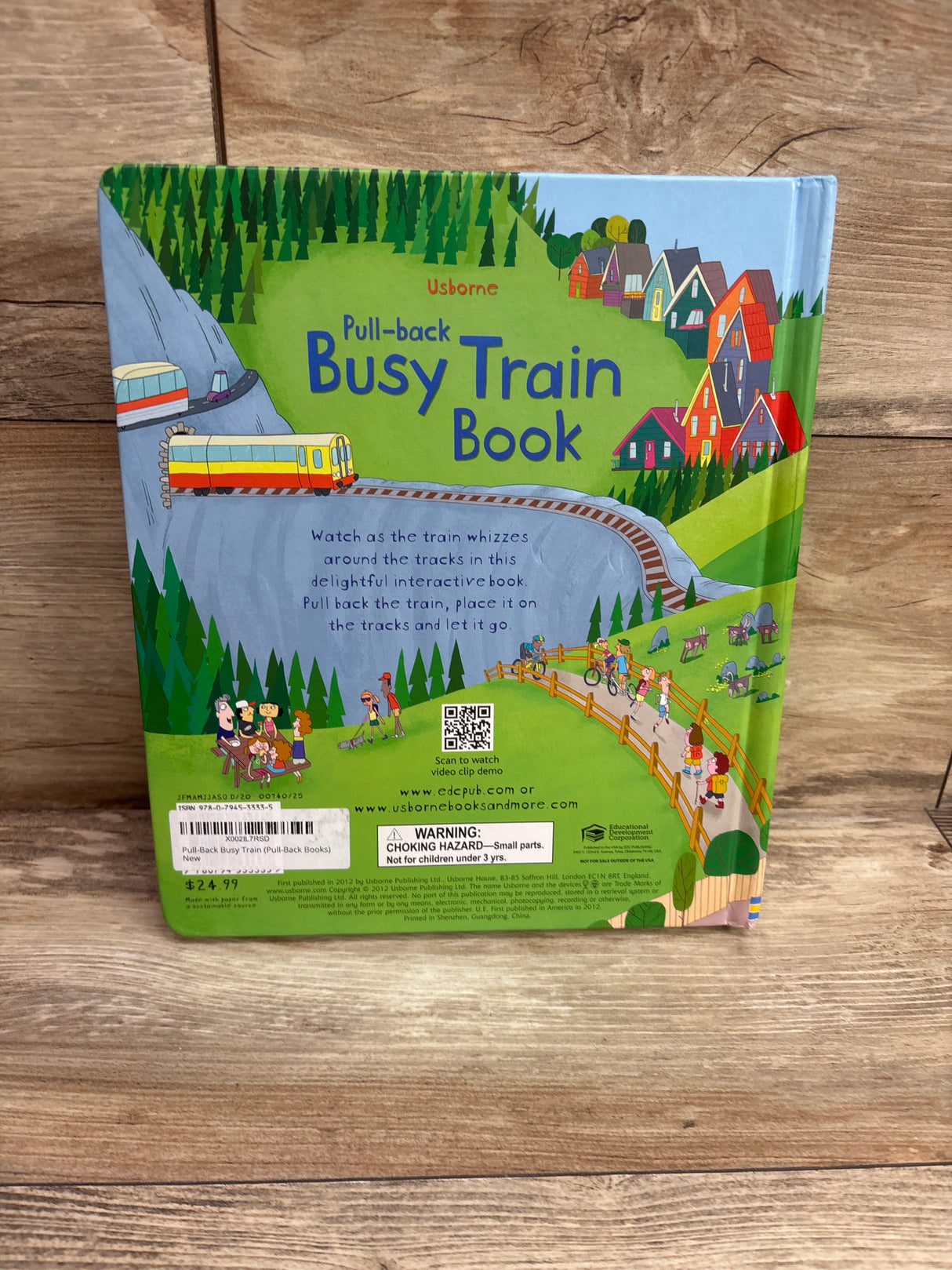 Usborne Pull-Back Busy Train Book