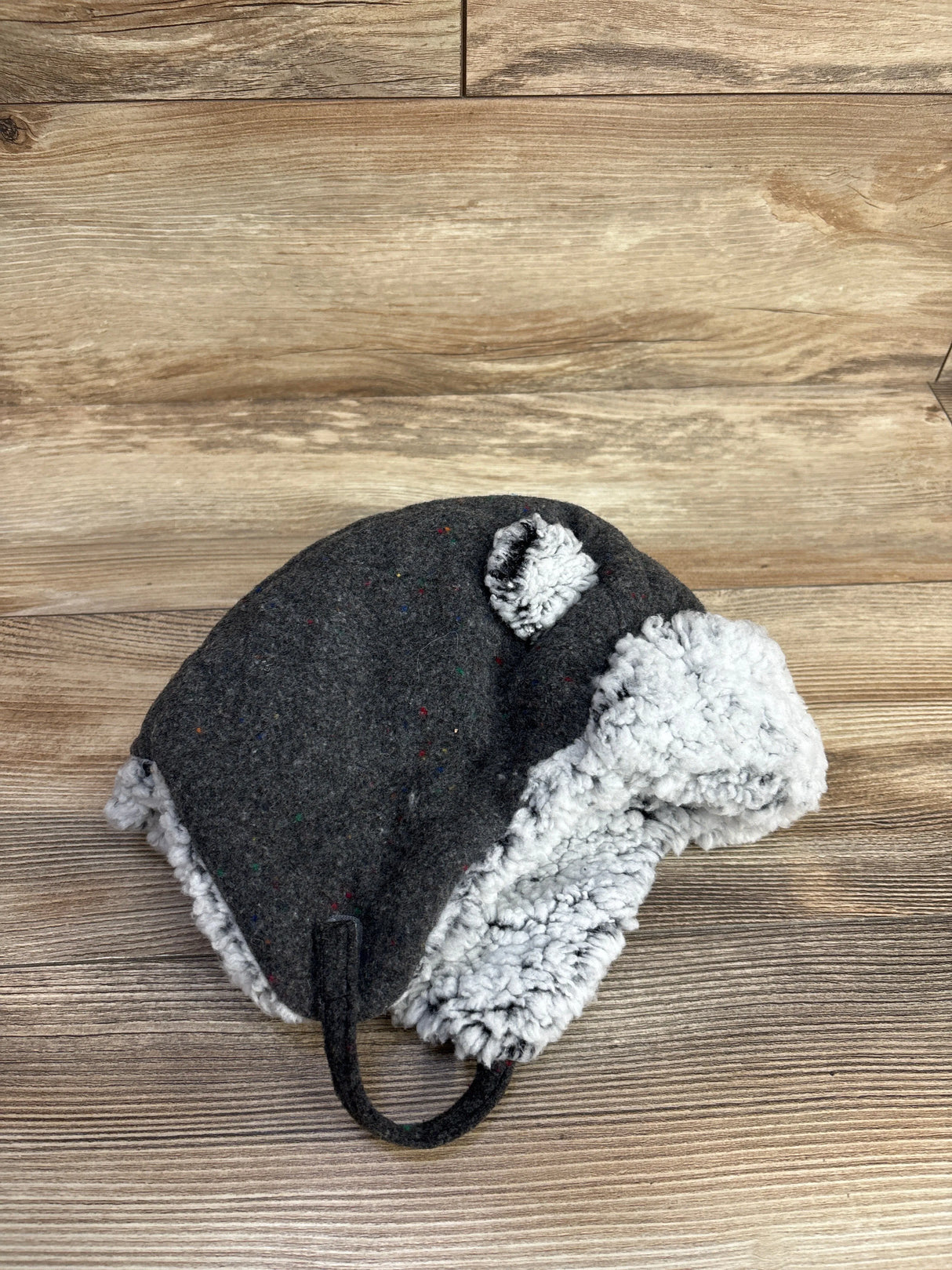 NEW Cat & Jack Sherpa Lined Winter Hat Grey sz 2T-5T