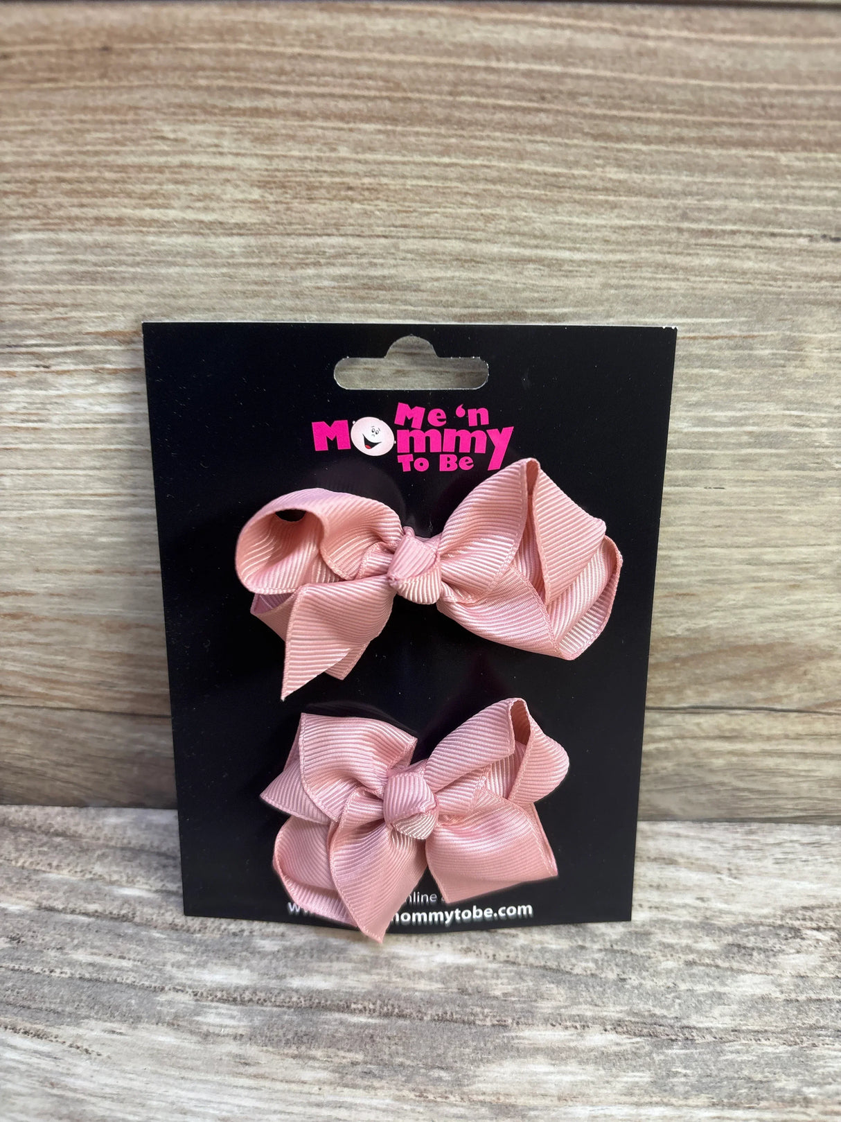 NEW Hair Bows 2pk Dusty Pink