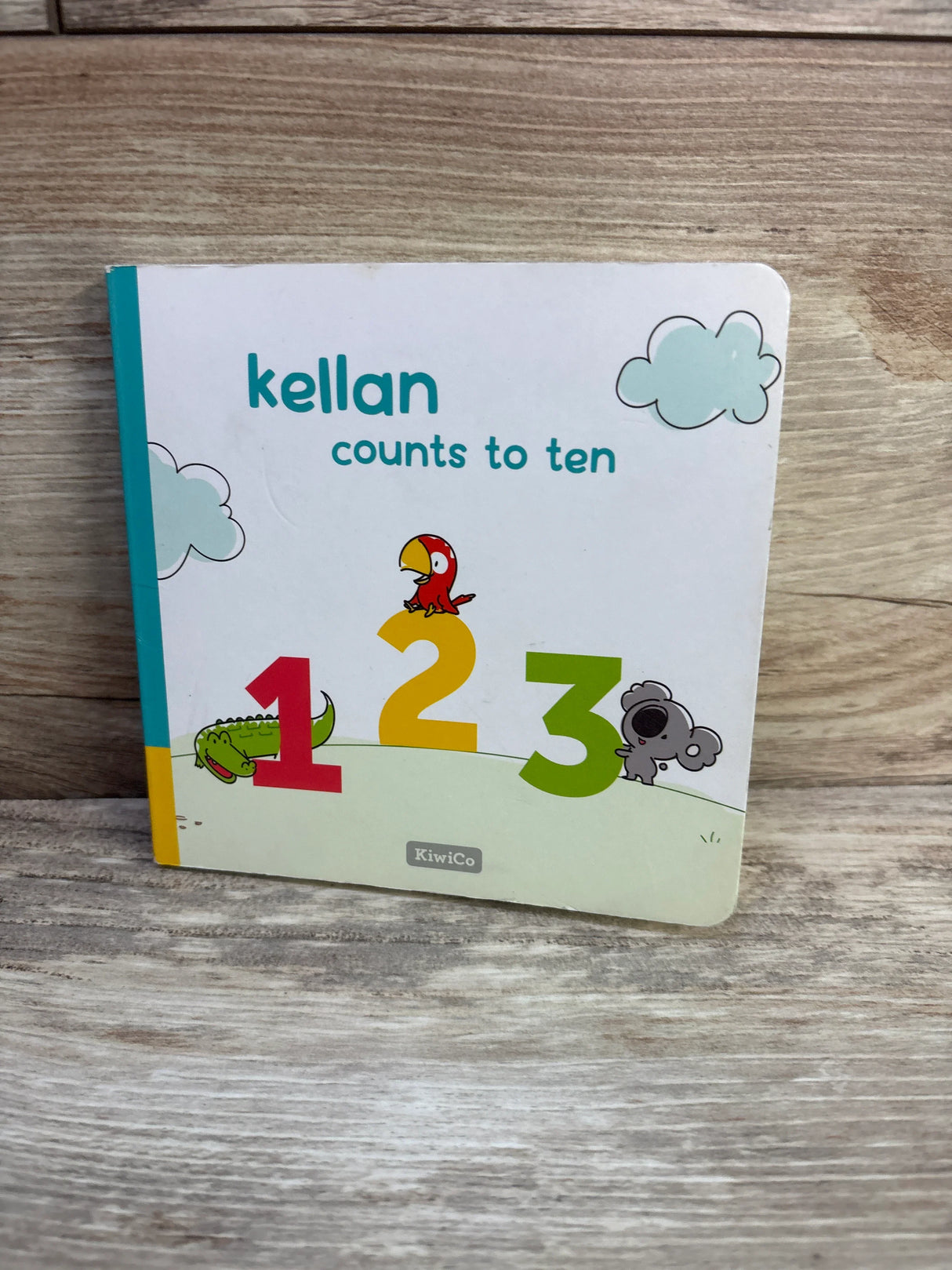 KiwiCo Kellan Counts To Ten Board Book