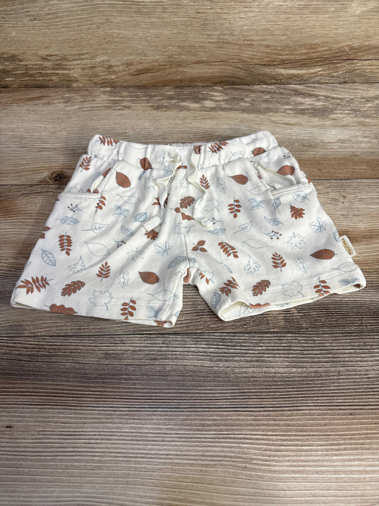 Castro Drawstring Leaf Print Shorts White sz 2T - Me n Mommy To Be