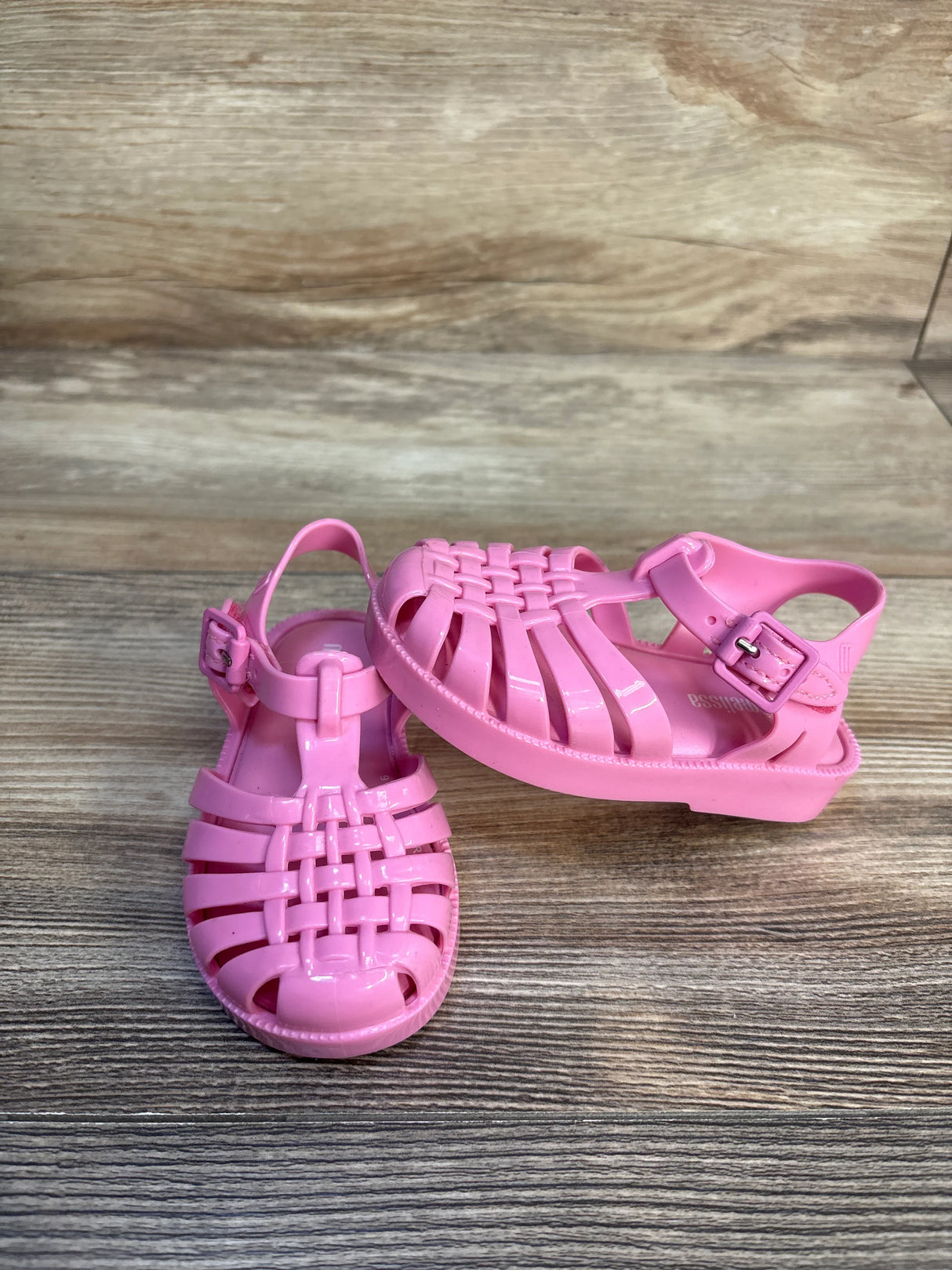 Mini Melissa Possession Jelly Sandals Pink sz 6c