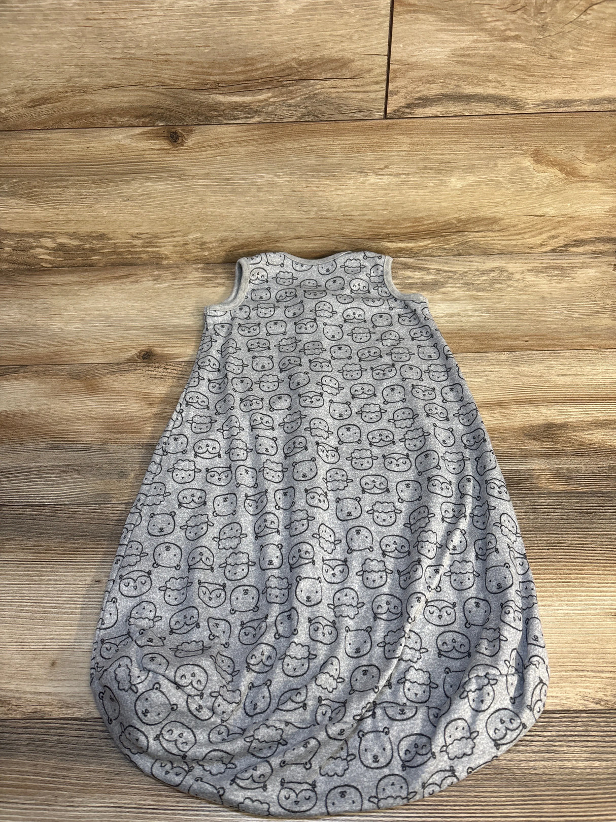 Simple Joys Animal Print Sleep Sack Grey sz 3-6m