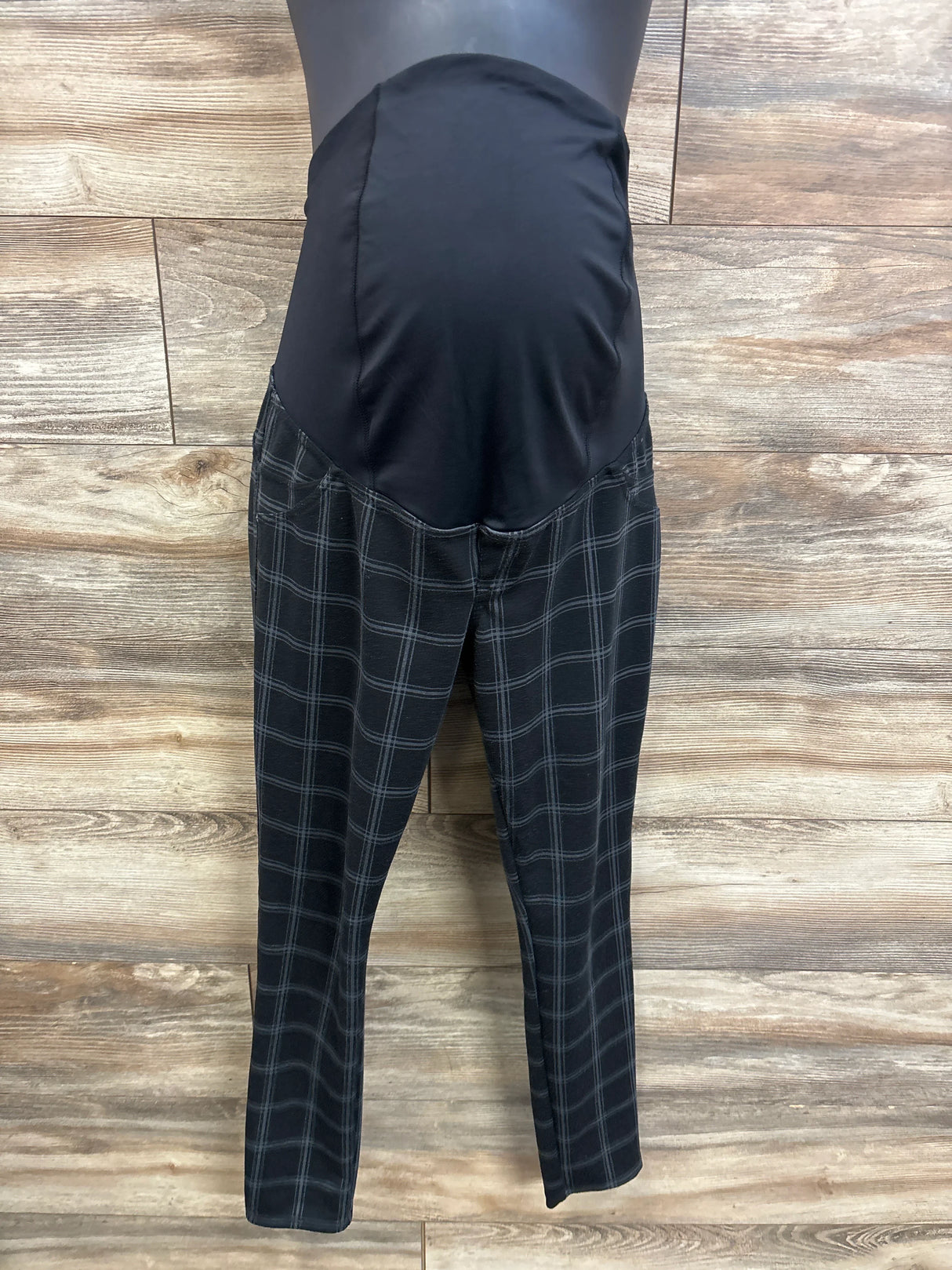Isabel Maternity Crossover Panel Pants Black sz Medium*
