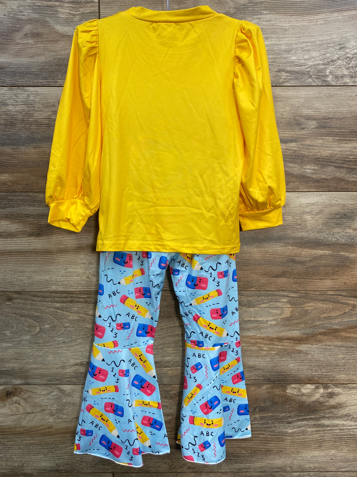 NWOT Shein 2pc Shirt & Pants Set Yellow sz 4T