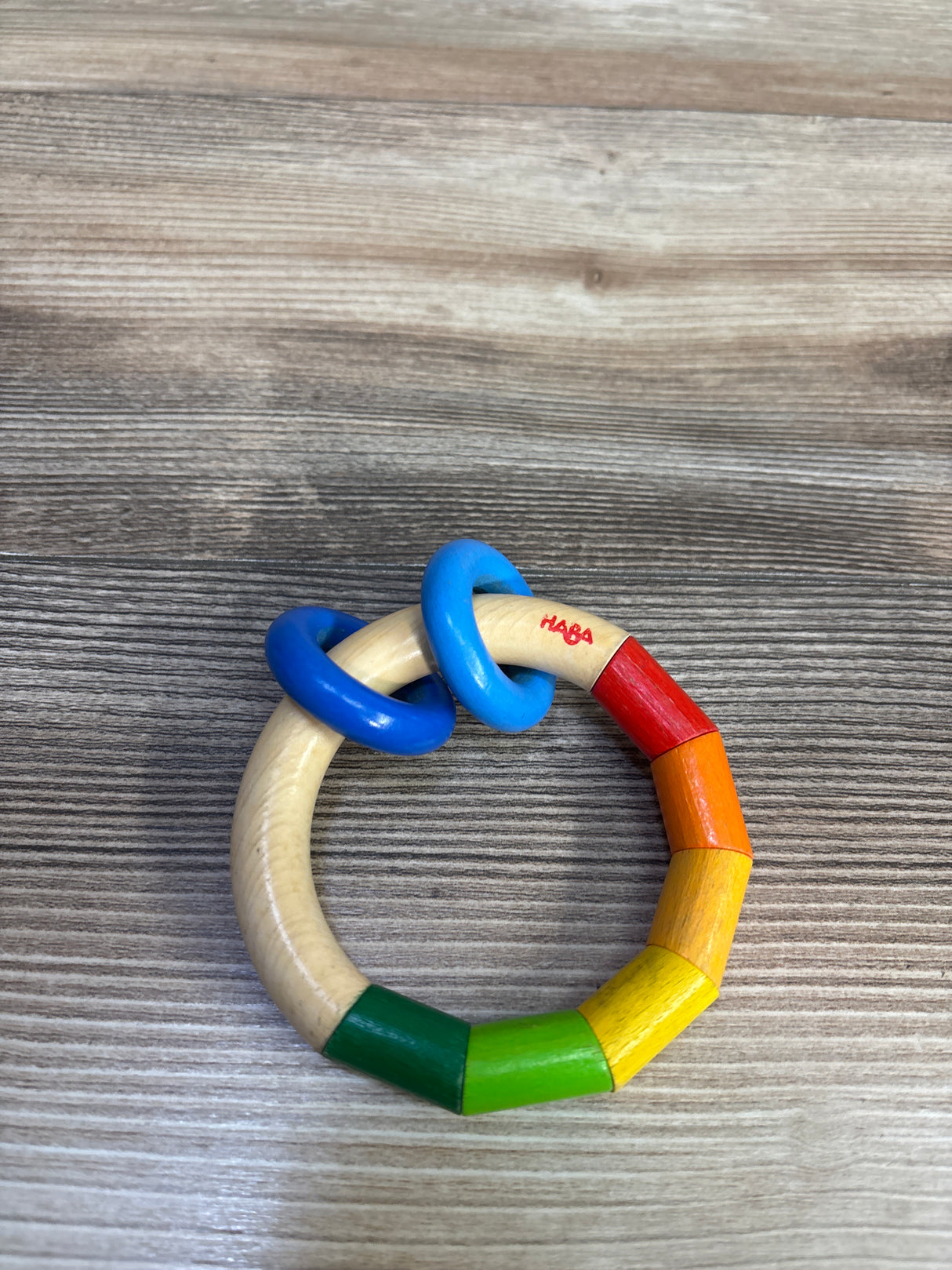 HABA Kringelring Wooden Clutching Toy