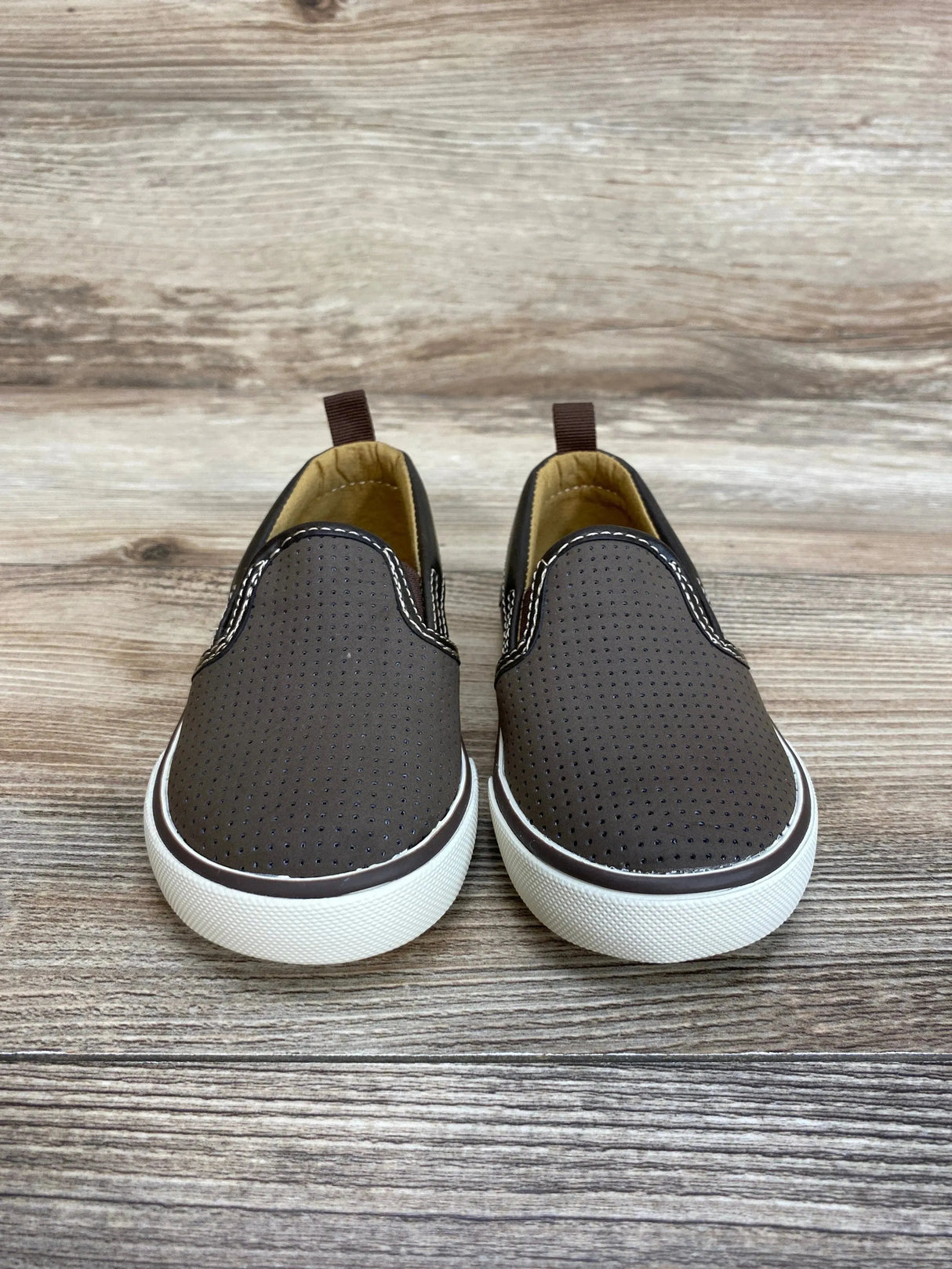 Gap Toddler Slip-On Sneakers Brown sz 6c - Me n Mommy To Be