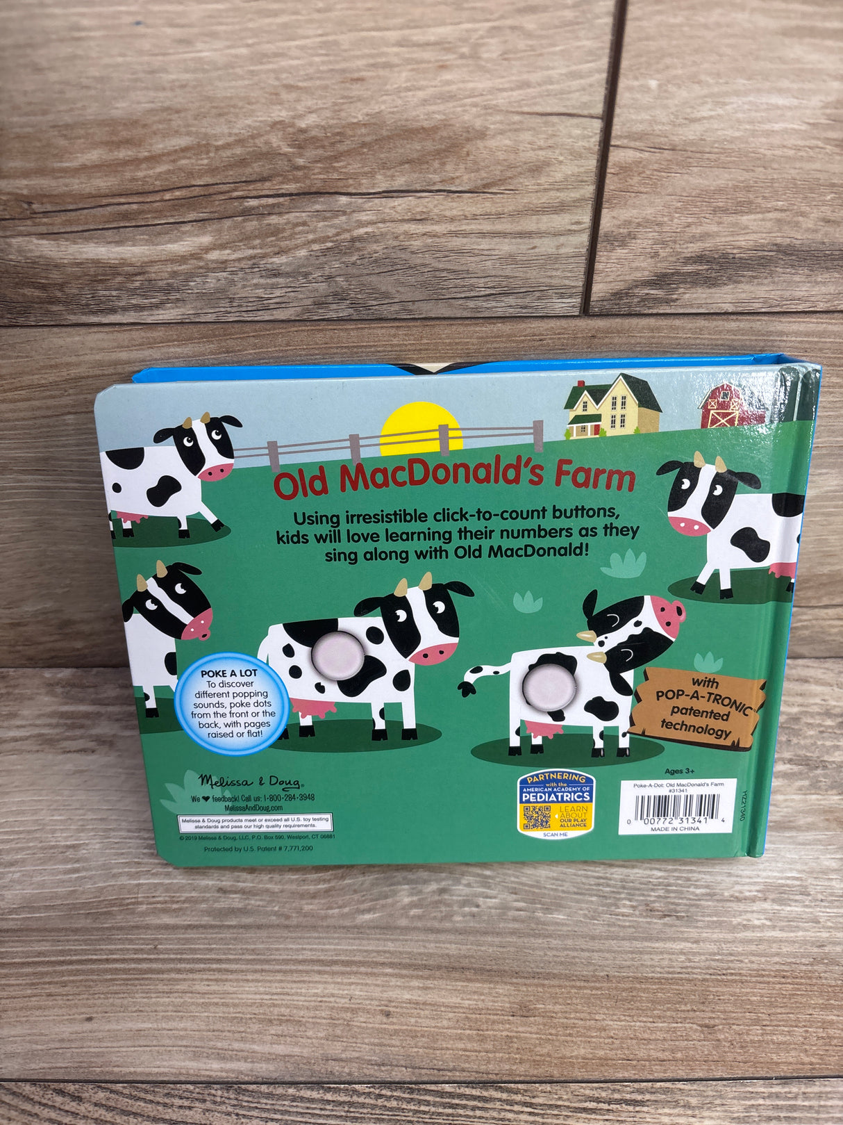 Melissa & Doug Poke-a-Dot: Old MacDonald’s Farm Board Book