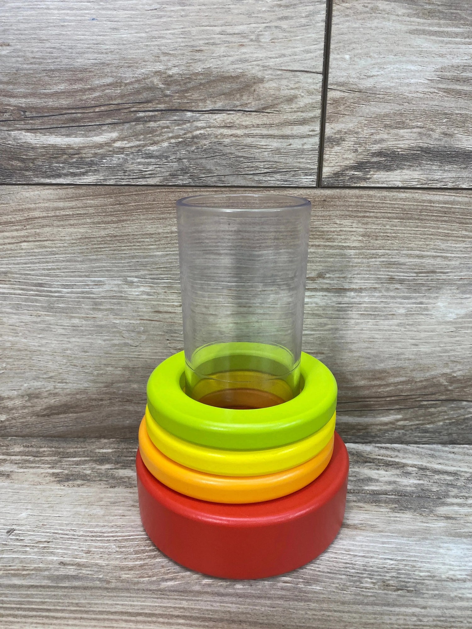 Lovevery Clear Tube with Stacking Rings - Me n Mommy To Be