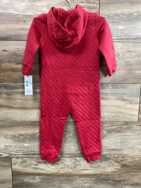 NEW Carter's Sporty Double Knit Red Jumpsuit sz 18m - Me n Mommy To Be