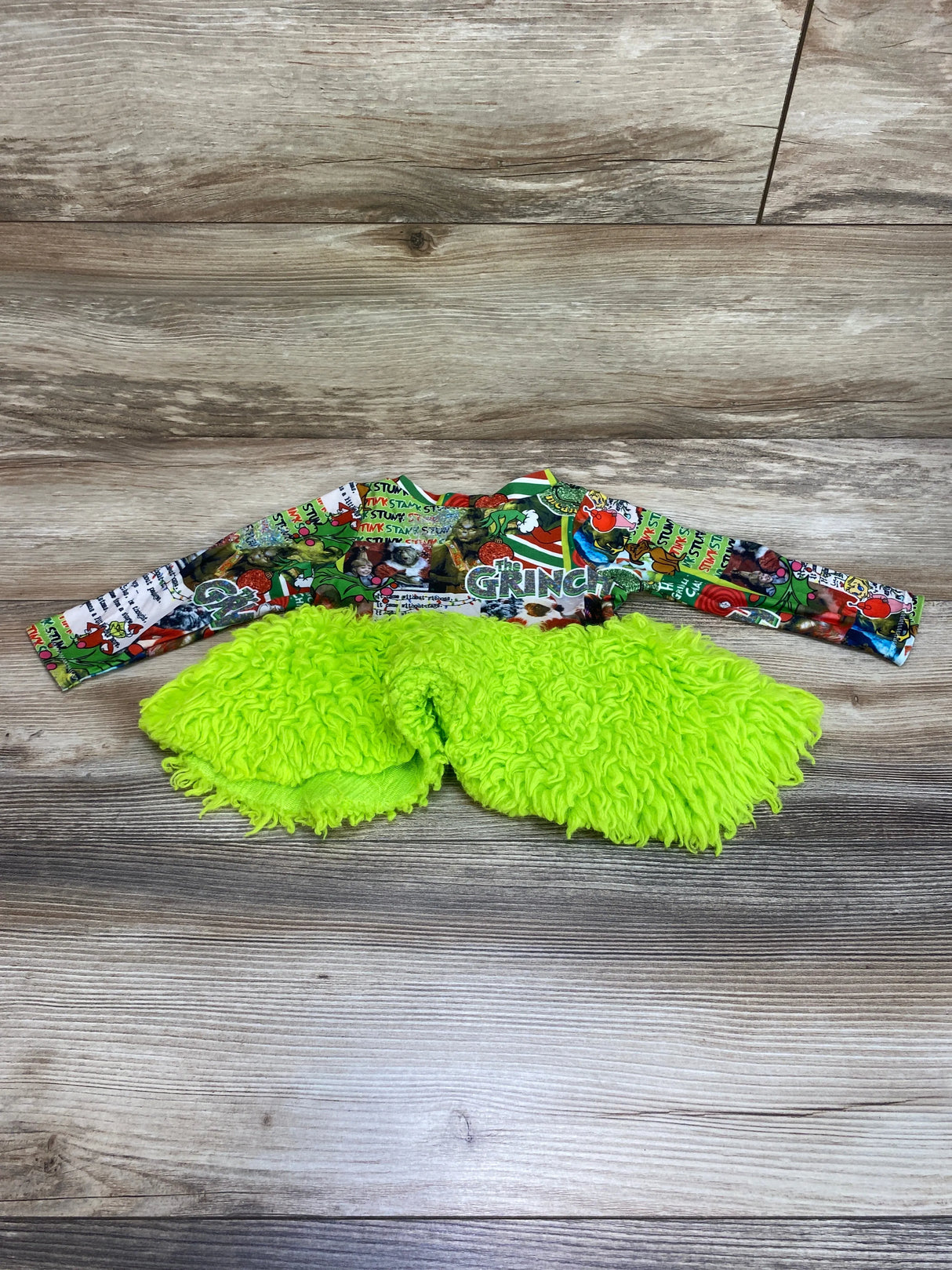 The Trendy Tike The Grinch Top Green sz 6-9m - Me n Mommy To Be