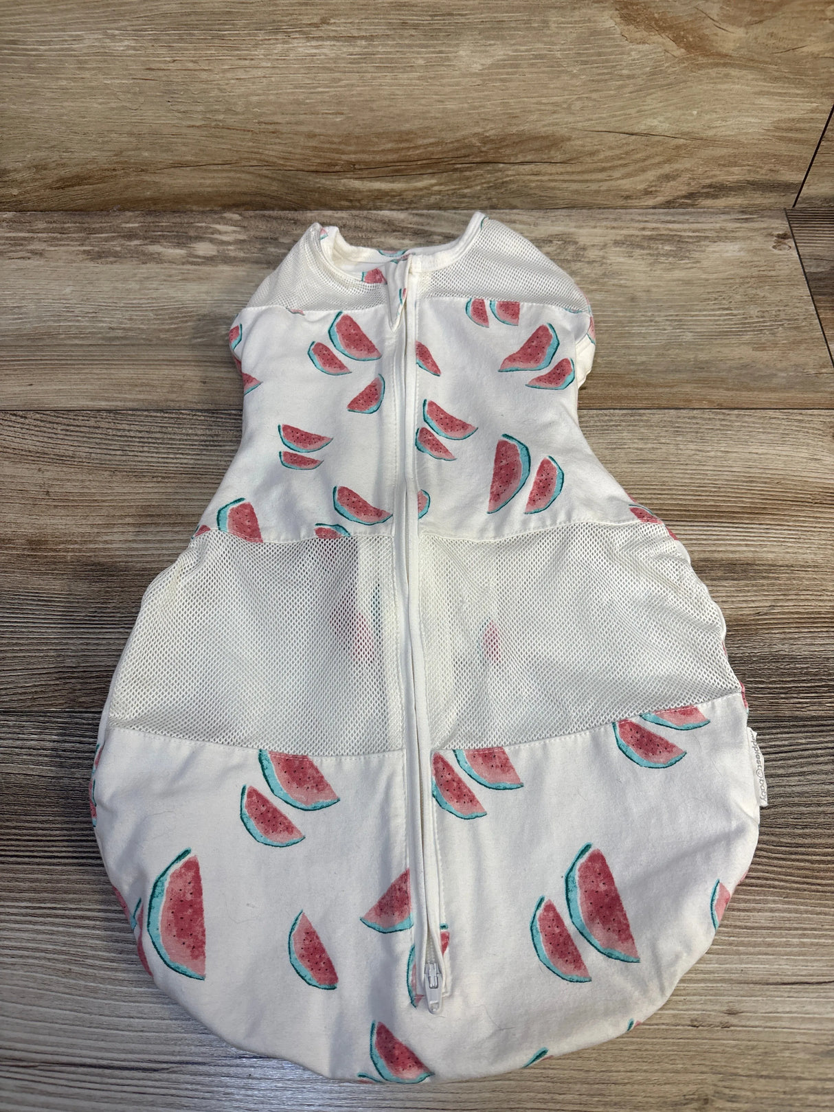 Happiest Baby 5-Second Swaddle Watermelon Print White sz 5-12lb 0-3m