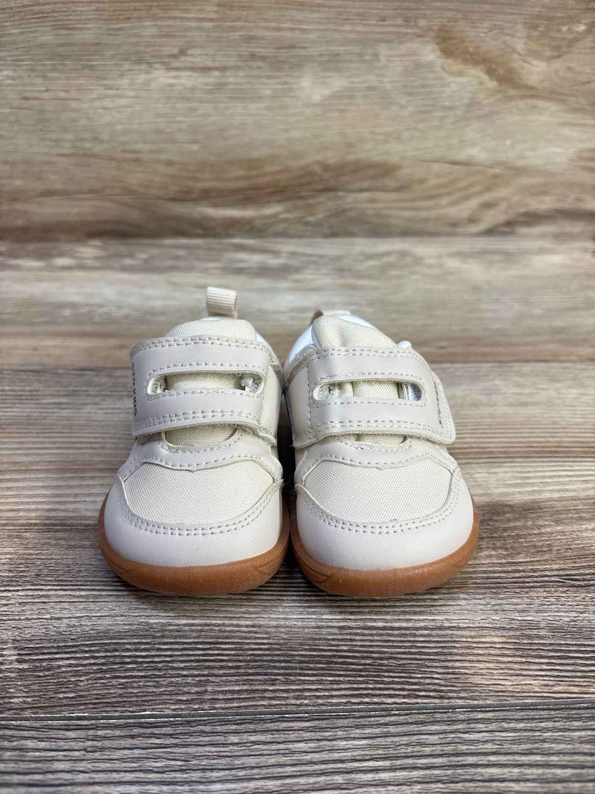 STQ Kids First Walking Sneakers Tan sz 3c