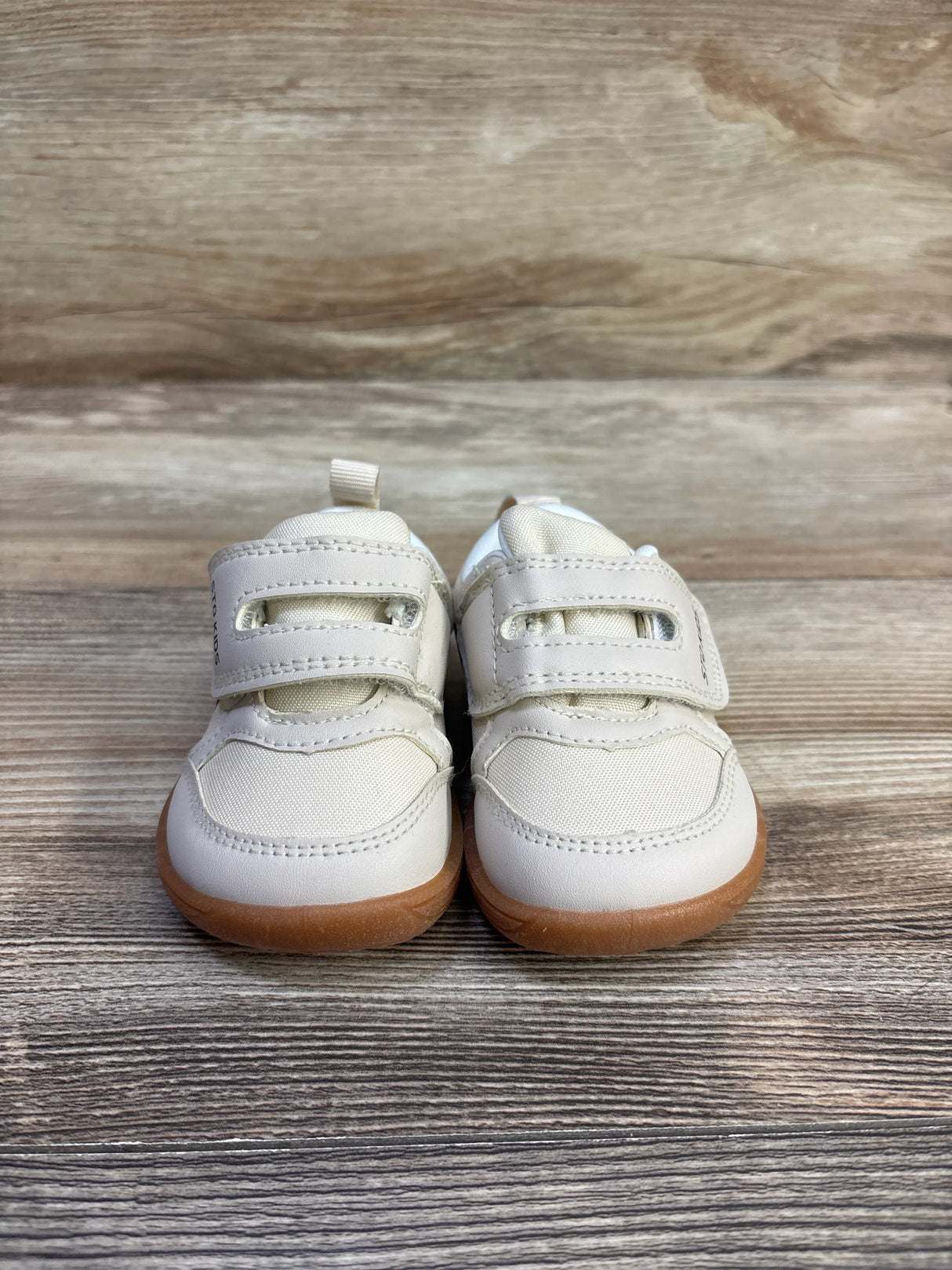 STQ Kids First Walking Sneakers Tan sz 3c