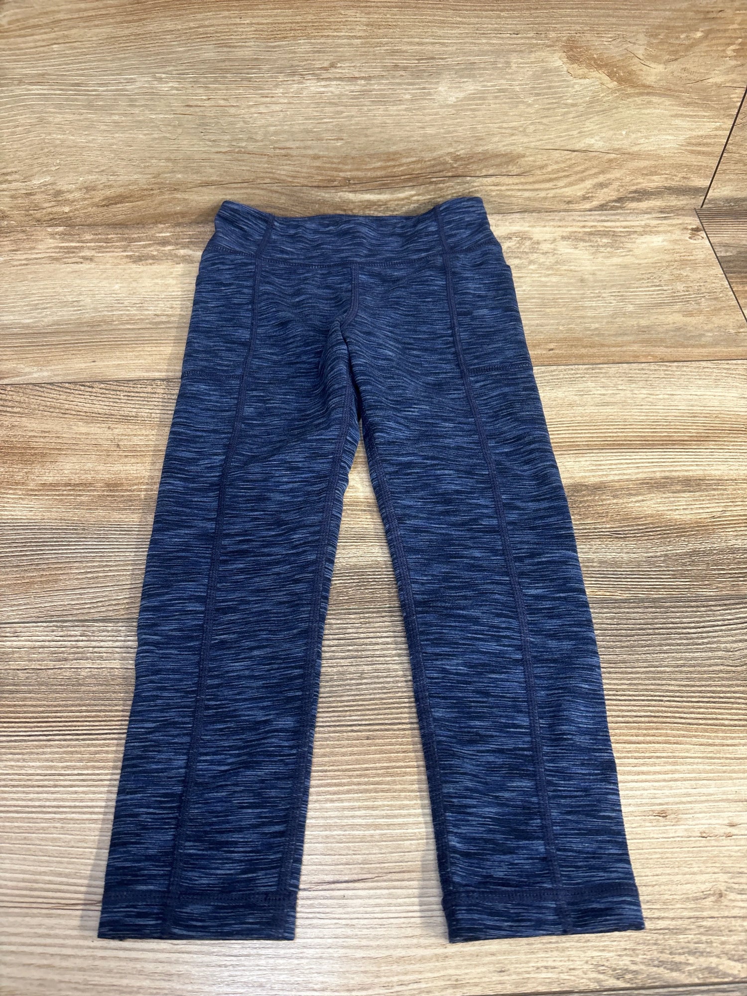 Primary Active Pocket Leggings in Blue Spacedye sz 5T
