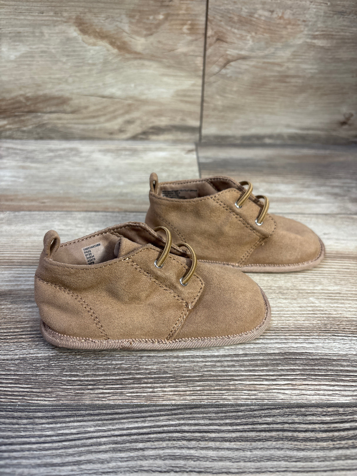 First Impressions Faux-Suede Tenton Hard Sole Boots Brown sz 5c