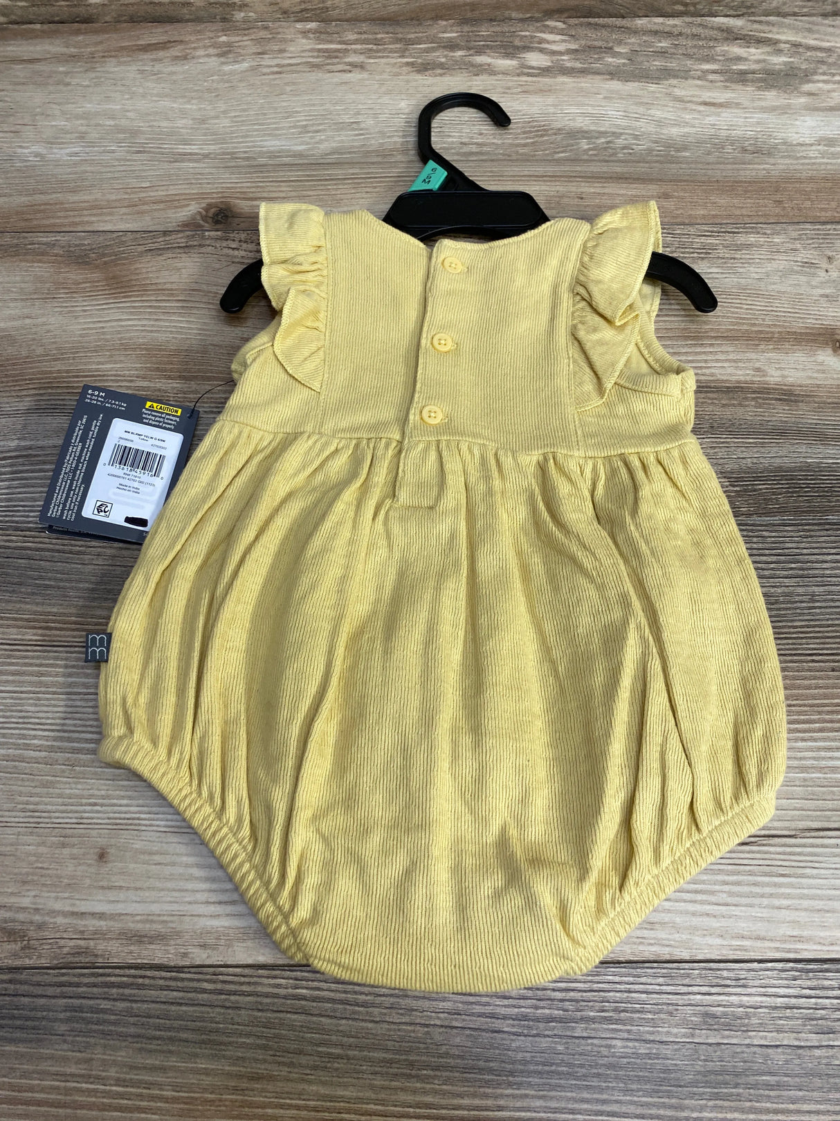 NEW Modern Moments Ruffle Bubble Romper Yellow sz 6-9m - Me n Mommy To Be