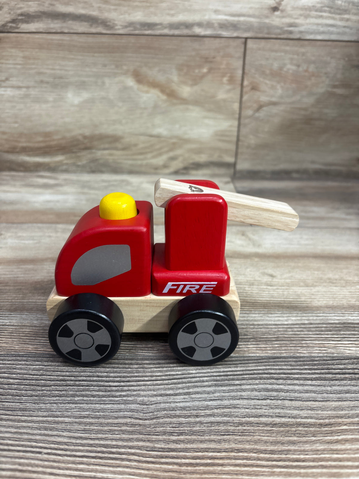 WonderWorld Wooden Fire Engine Truck