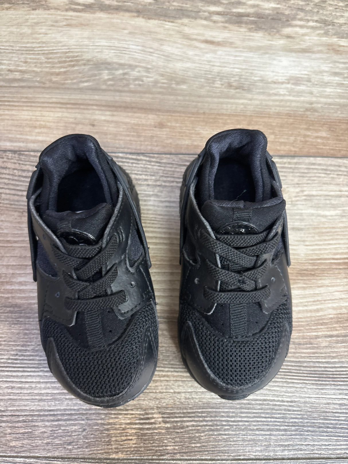 Nike Air Huarache Run TD Triple Black 6c