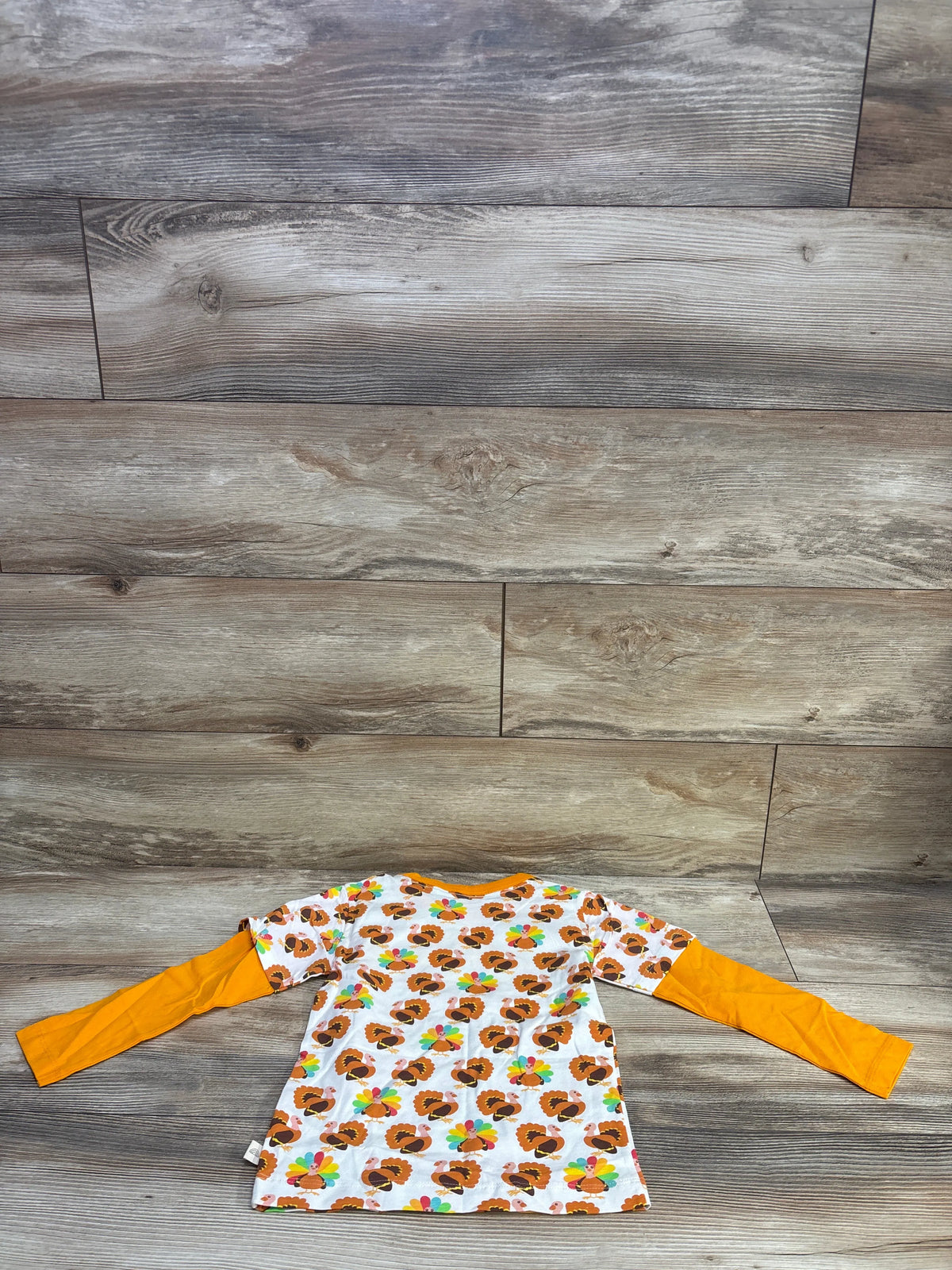 NEW Little Bird Super Thankful Layered Sleeve Shirt White sz 3-4T