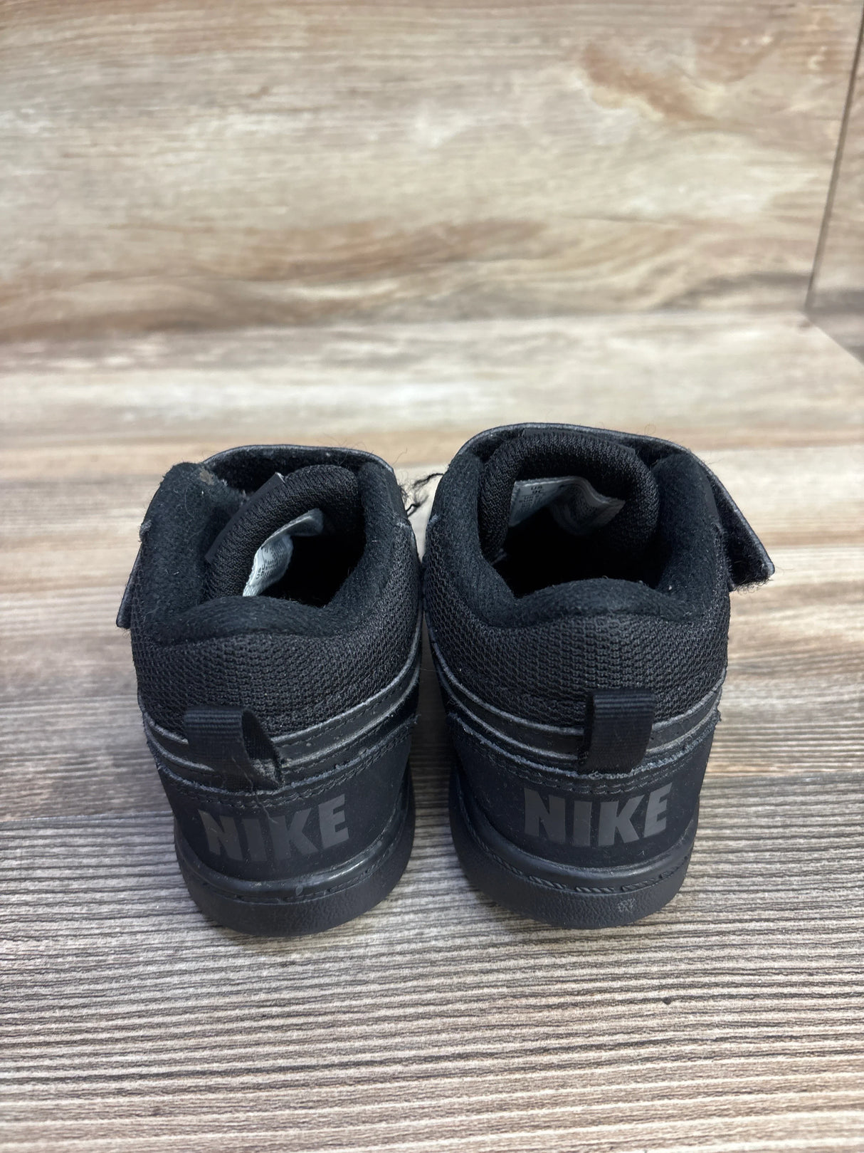 Nike Court Borough Mid TD 'Triple Black' Sneakers sz 9c*