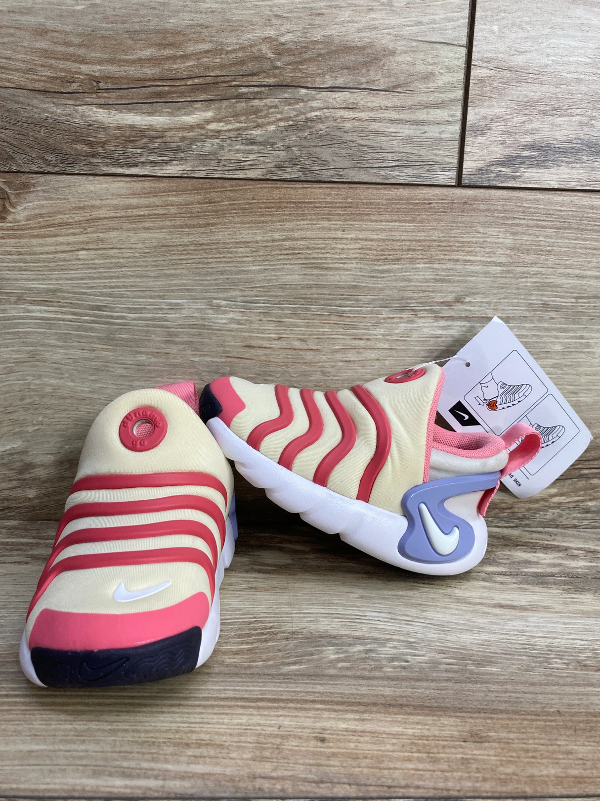 NEW Nike Dynamo Go TD 'Coconut Milk Sea Coral' Sneakers sz 6c