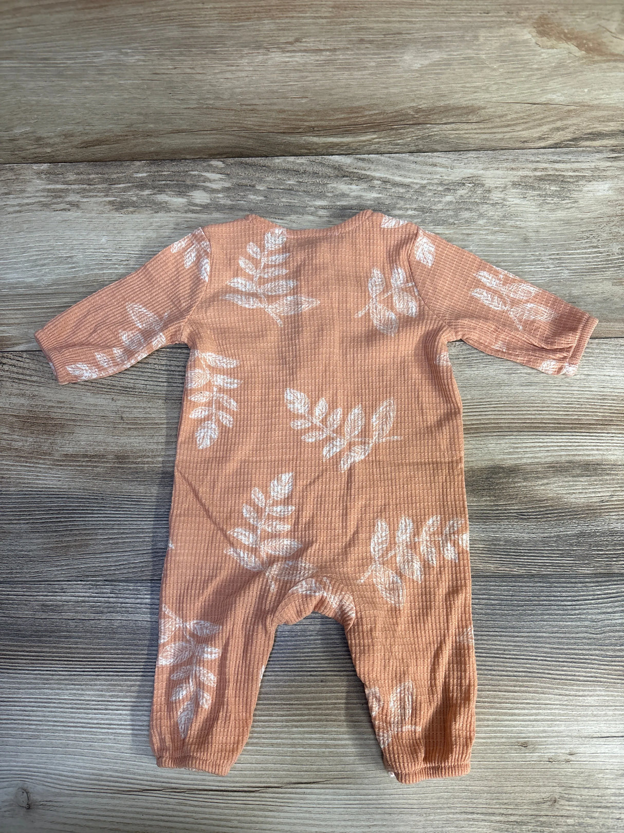Jessica Simpson Plant Print Coverall Orange sz 0-3m - Me n Mommy To Be