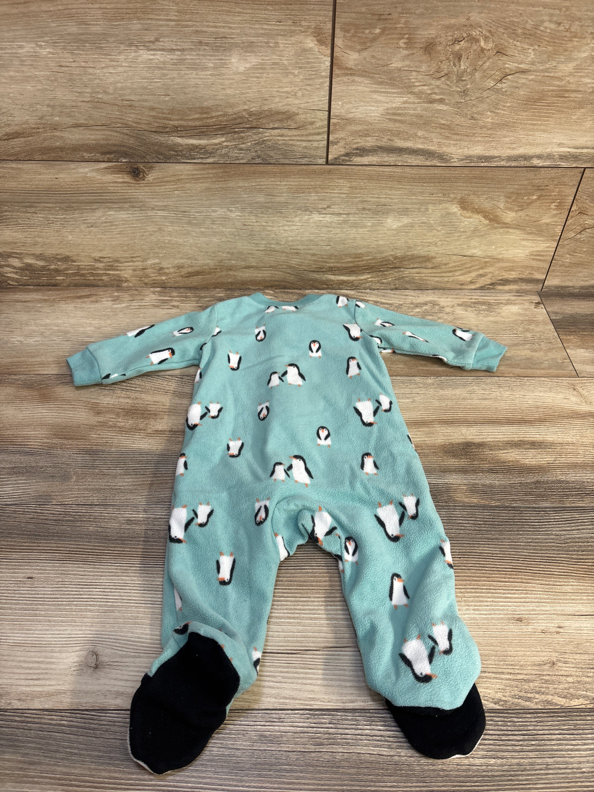 Carter's Penguin Blanket Sleeper Blue sz 6m