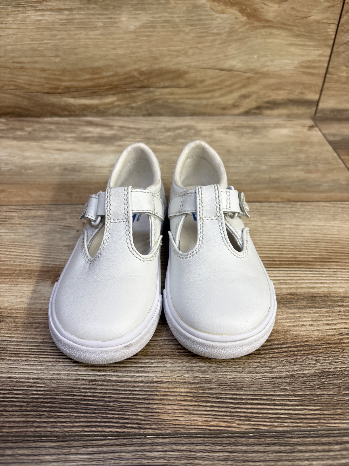 Keds Kids Daphne Leather Sneakers White sz 7c