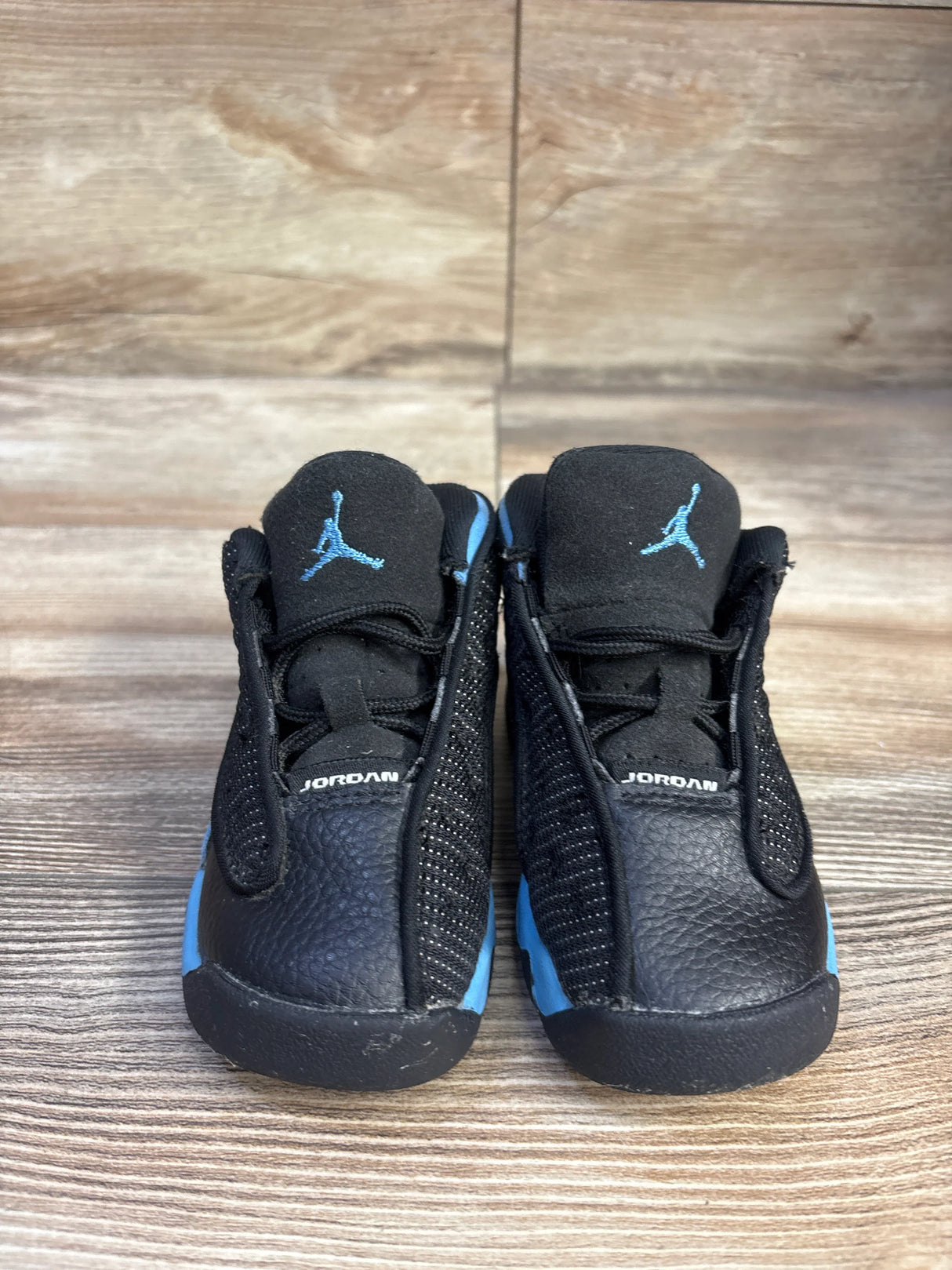 Air Jordan 13 Retro TD 'Black University Blue' Sneakers sz 7c