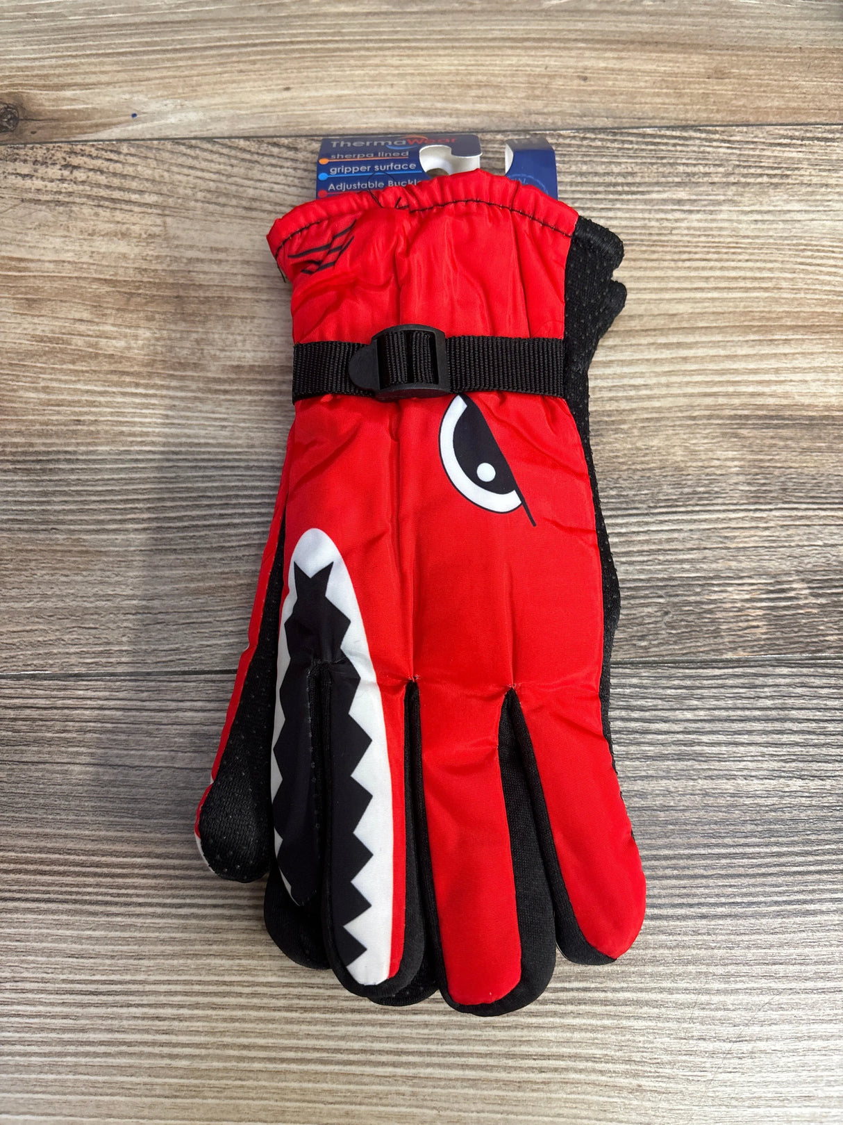 NEW ThermaWear Shark Winter Ski Gloves Red OSFM