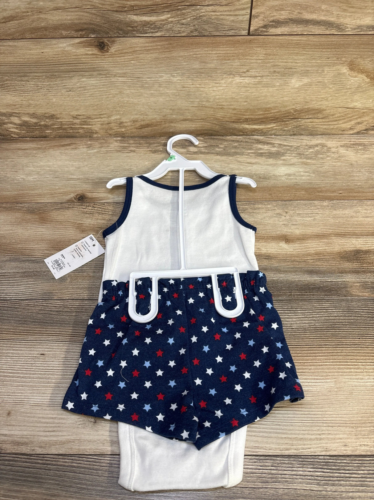 NEW Jumping Beans x Disney Minnie Mouse 4th of July Set White sz 18m