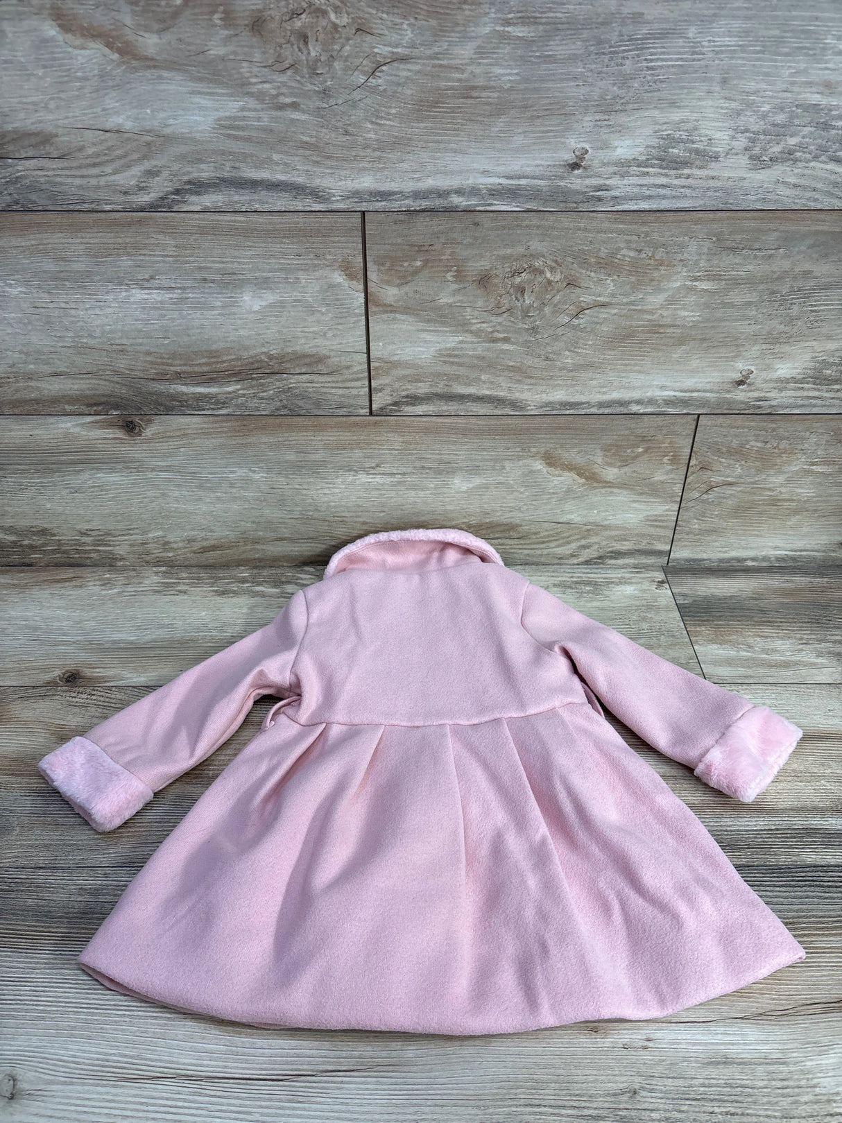 Plush Lined Dress Coat Pink sz 12-18m