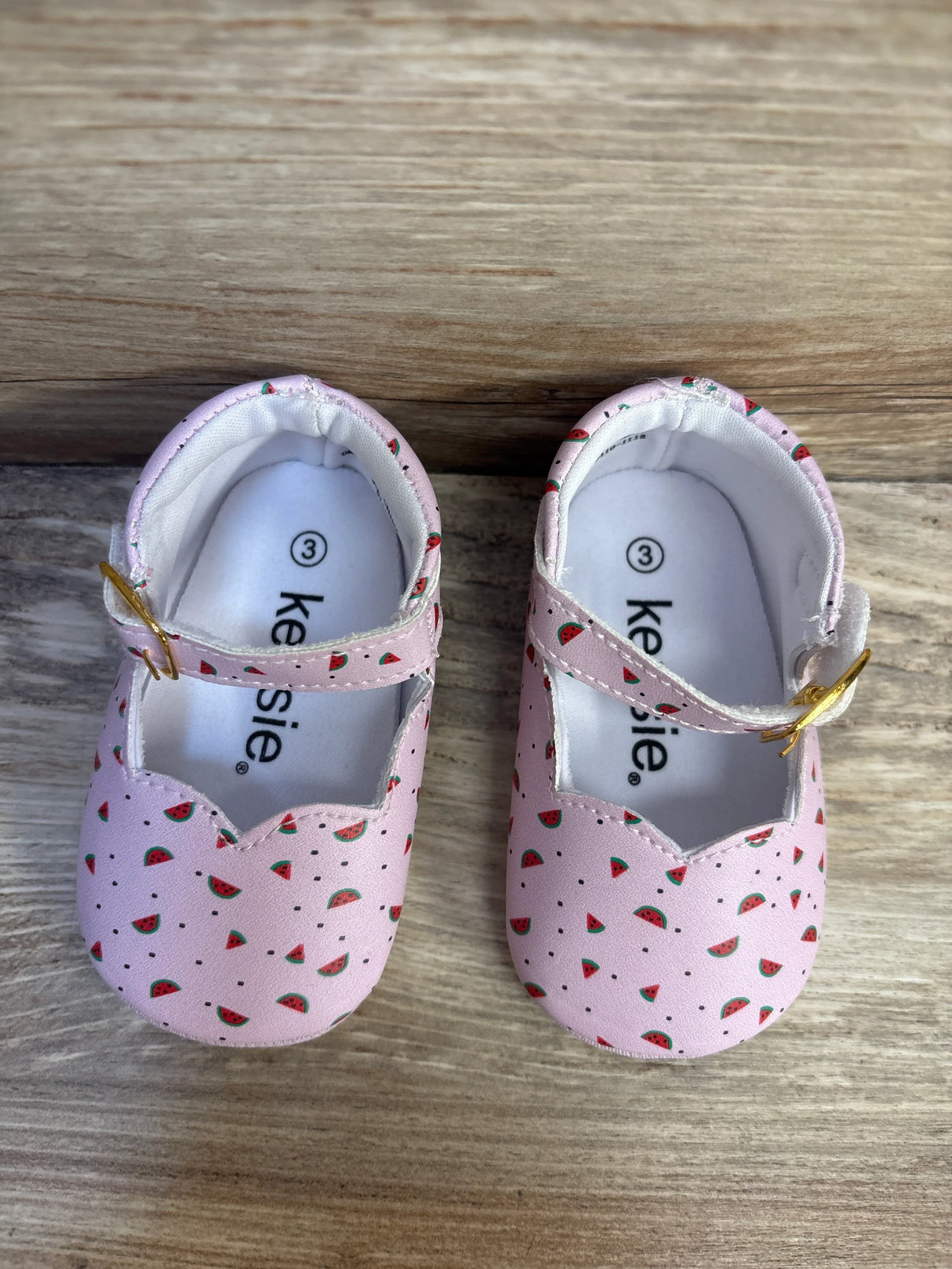 Kensie Watermelon Soft Sole Shoes Pink sz 3c