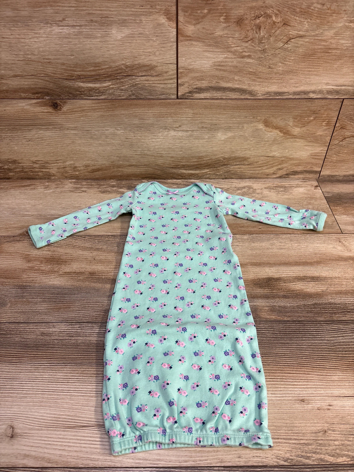 Simple Joys Sleep Gown Teal sz 0-3m