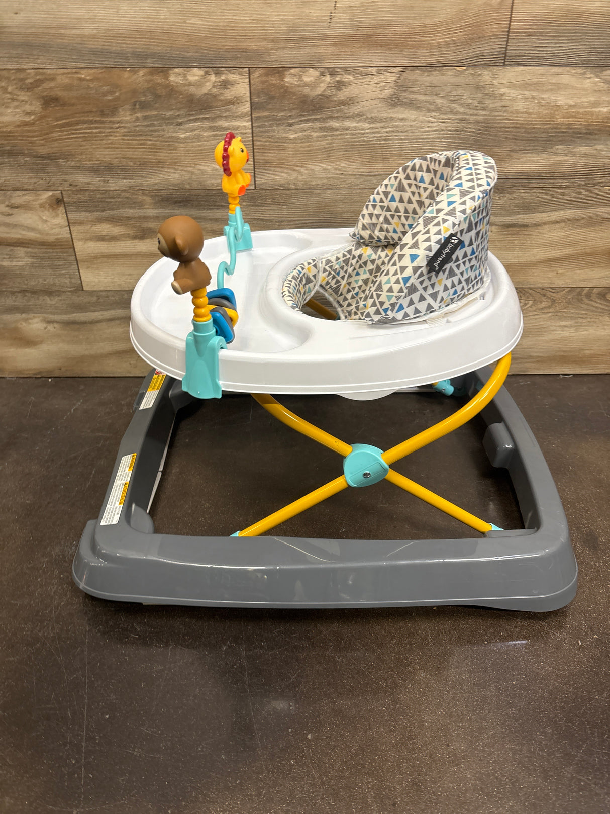 Baby Trend Smart Steps Trend 3.0 Activity Walker, Zoo-ometry White