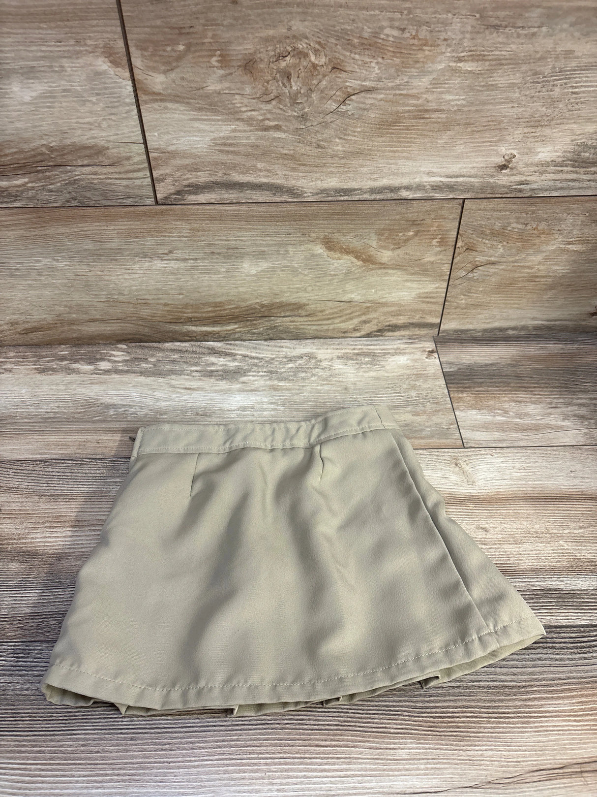 French Toast Pleaded Uniform Skort Beige sz 4T
