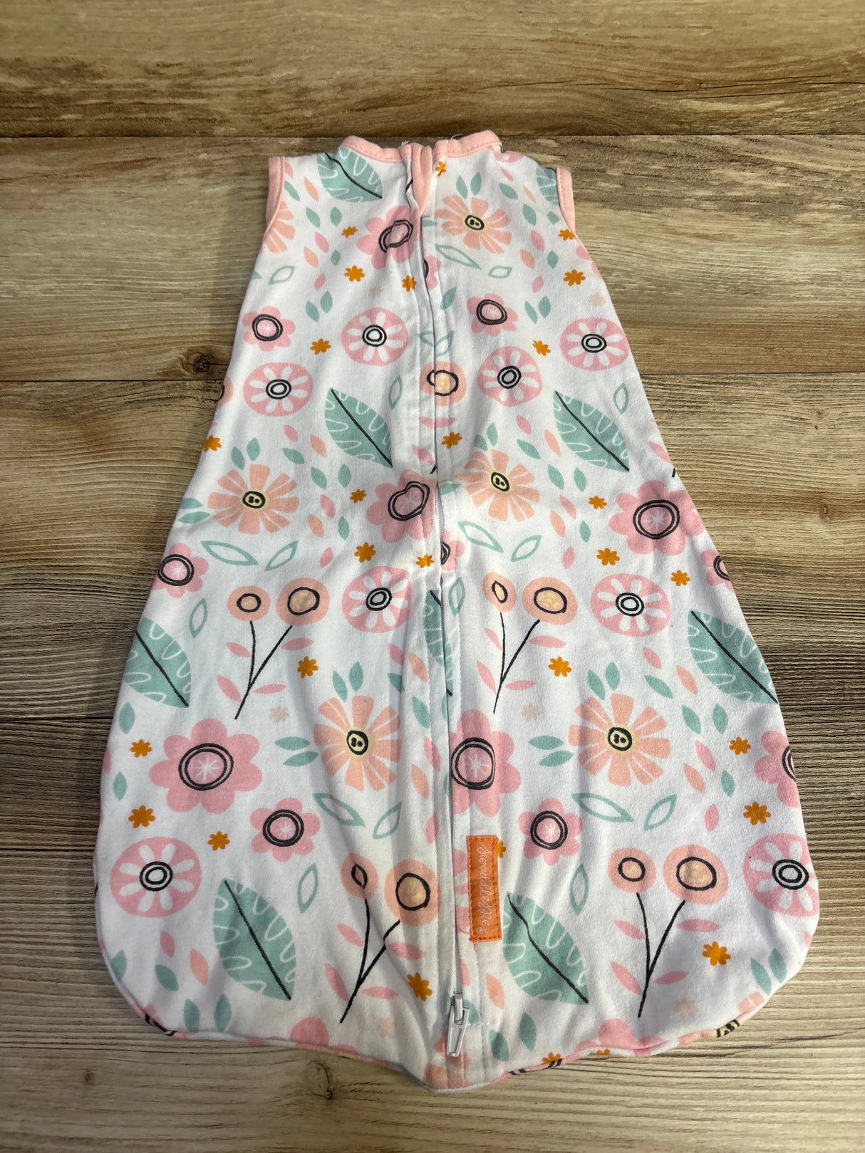 SwaddleMe Floral Sleep Sack White sz 0-3m - Me n Mommy To Be