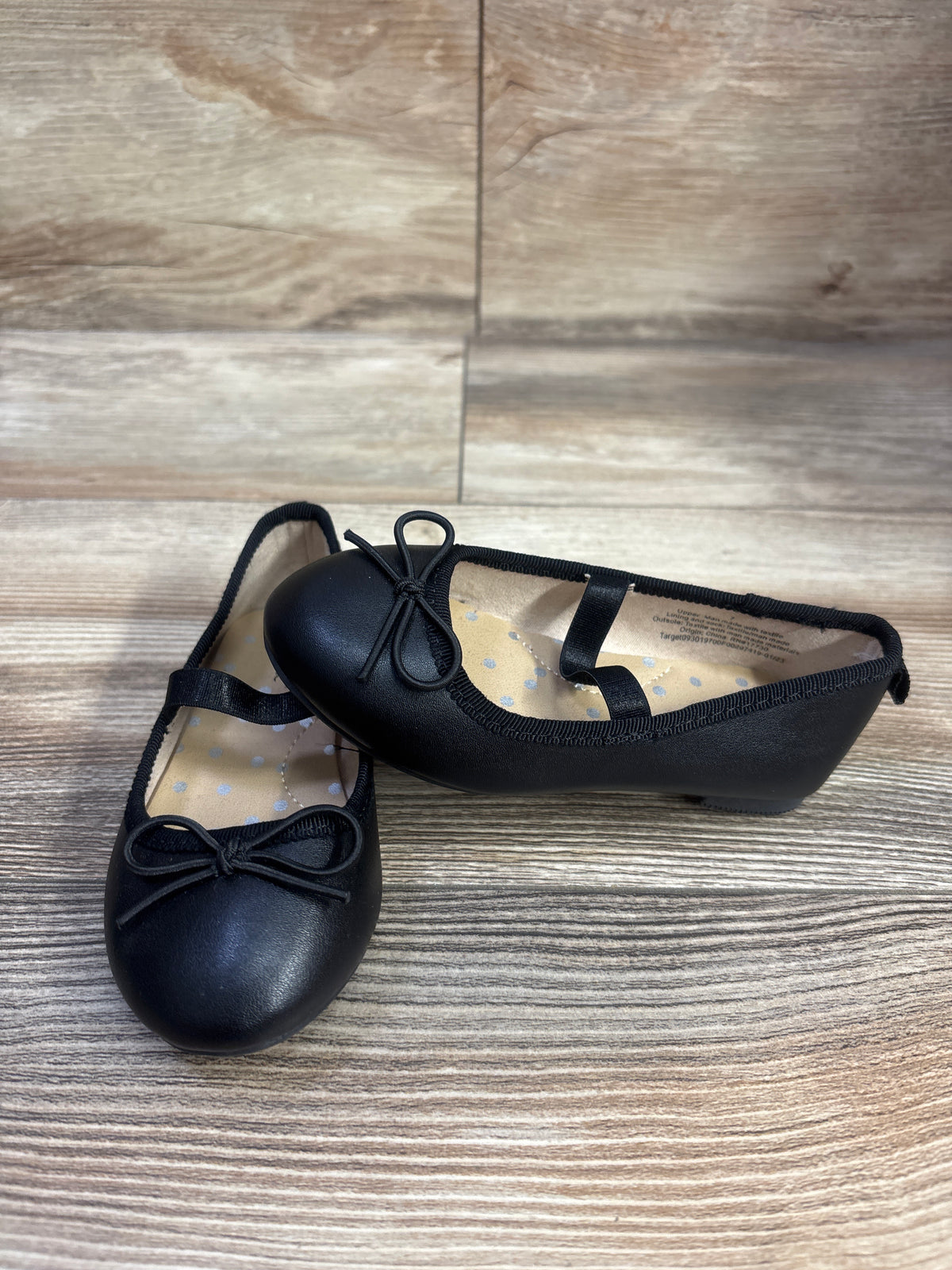 Cat & Jack Nora Ballet Flats Black sz 7c